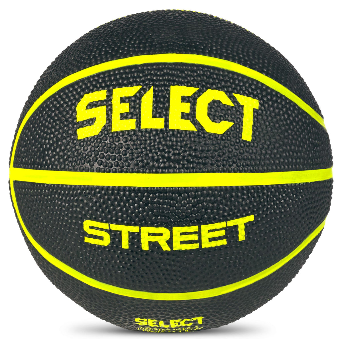 Basketball mini i sort med gul Select Street tryk, Andre bolde, ekstra visning
