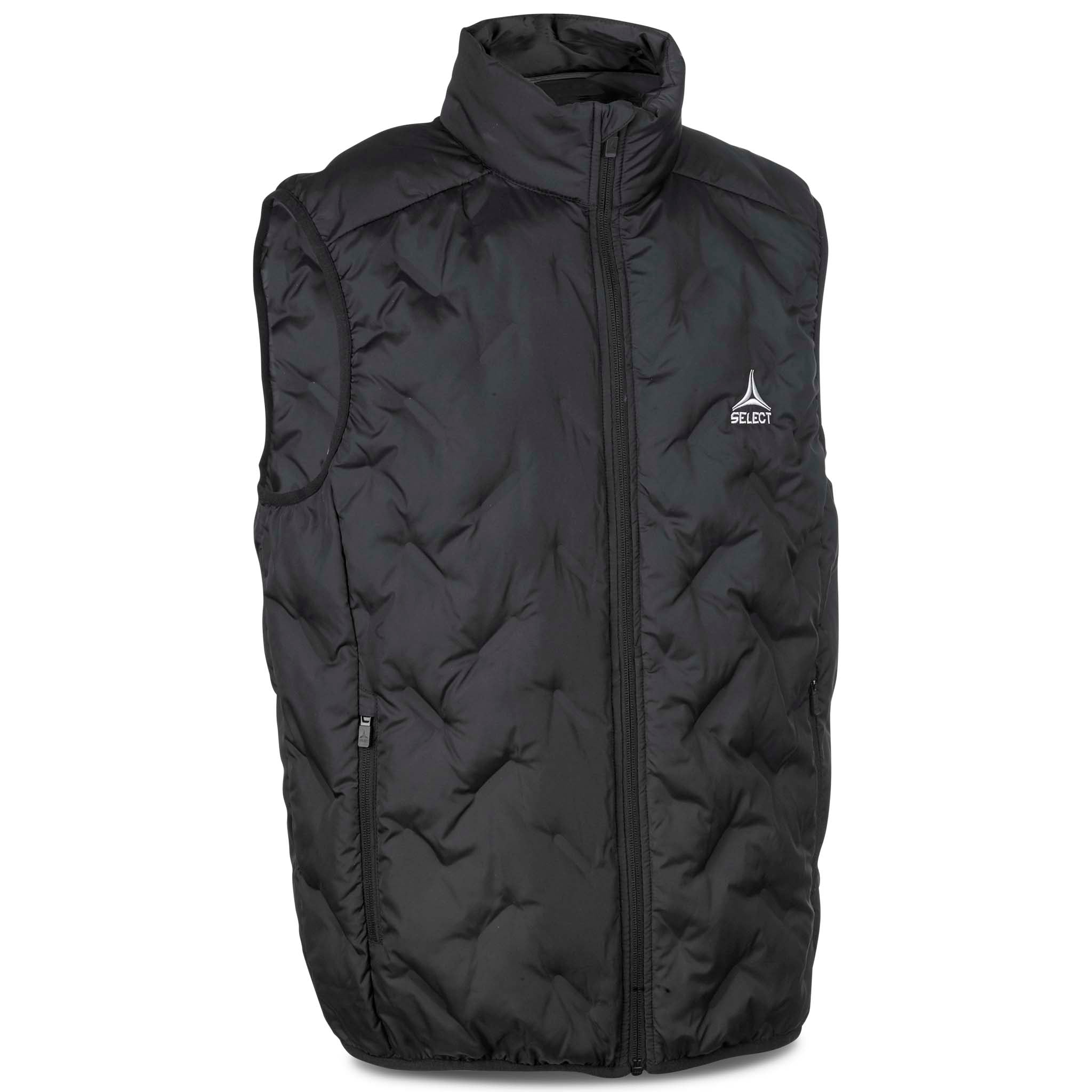 Oxford Padded vest #farve_sort
