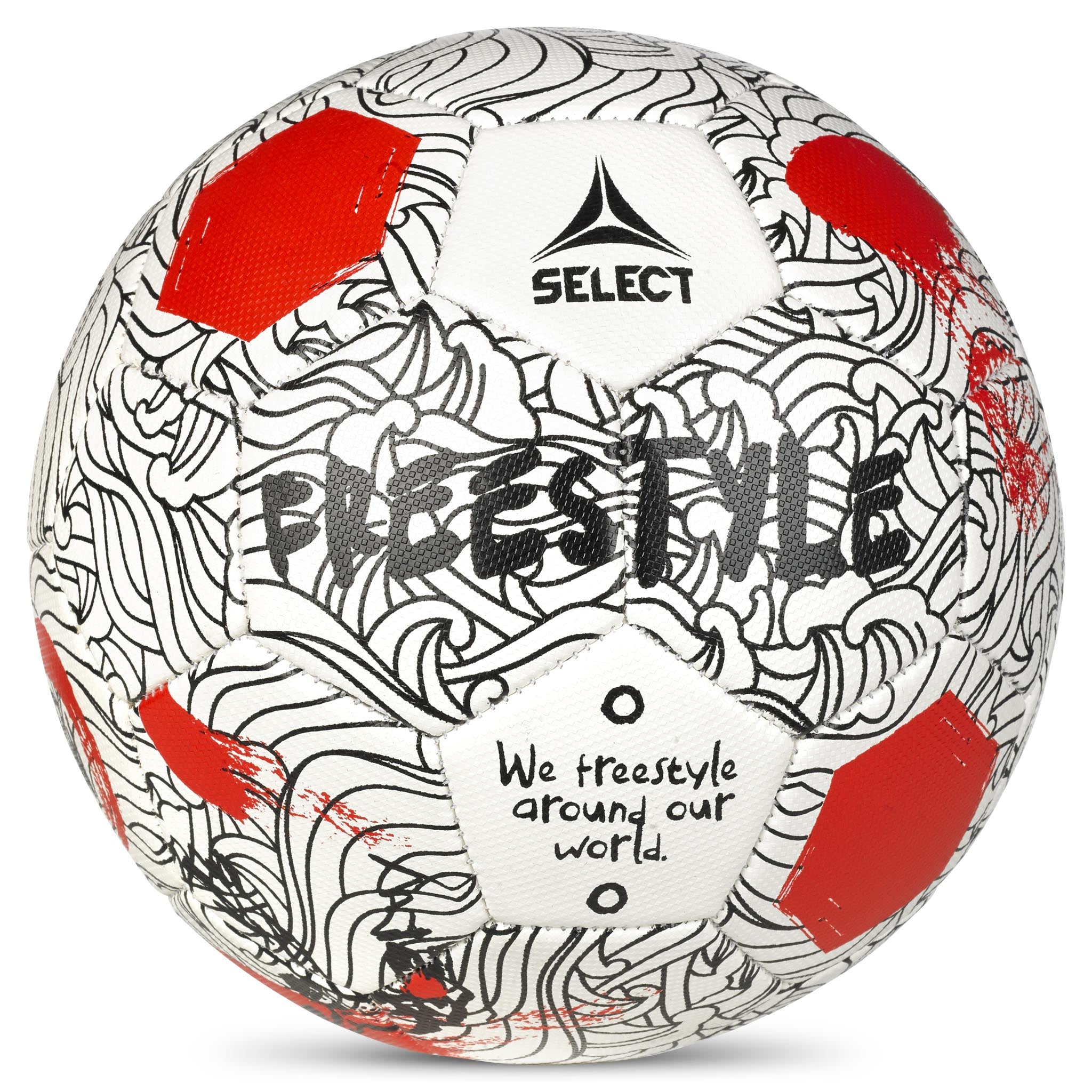 Fodbold - Freestyle #farve_white/red