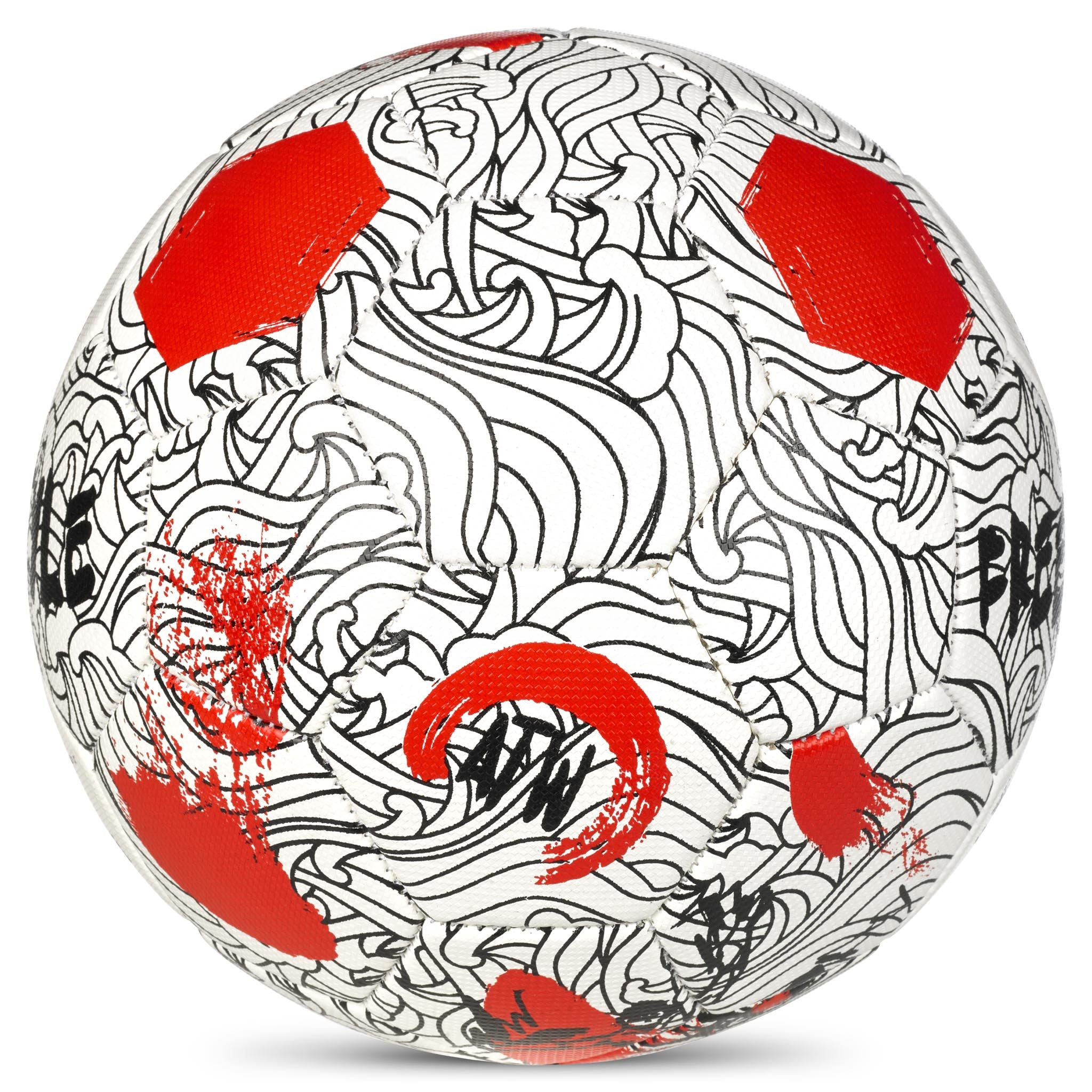 Fodbold - Freestyle #farve_ #farve_hvid/rød #farve_white/red