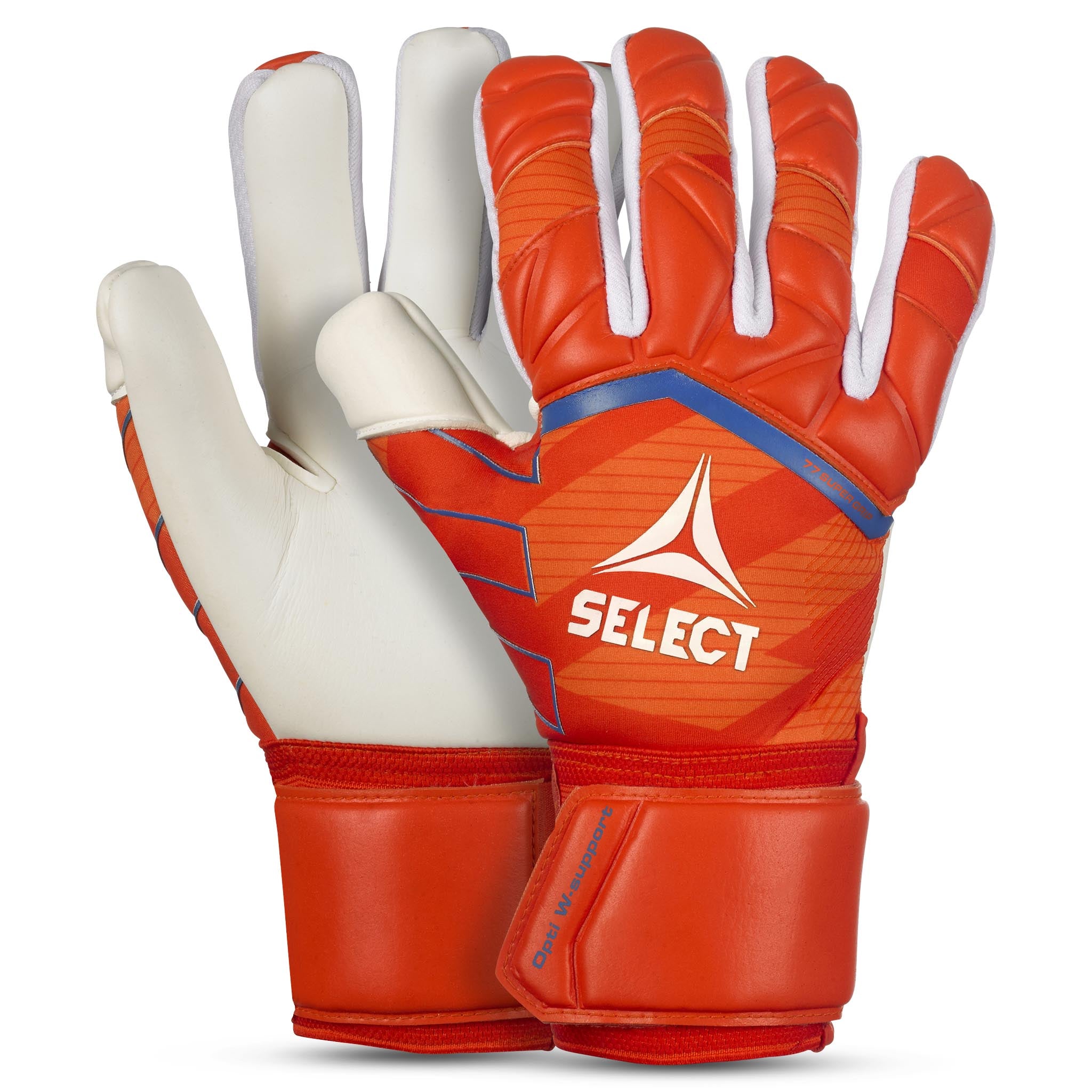 Målmandshandsker - 77 Super Grip #farve_orange/white