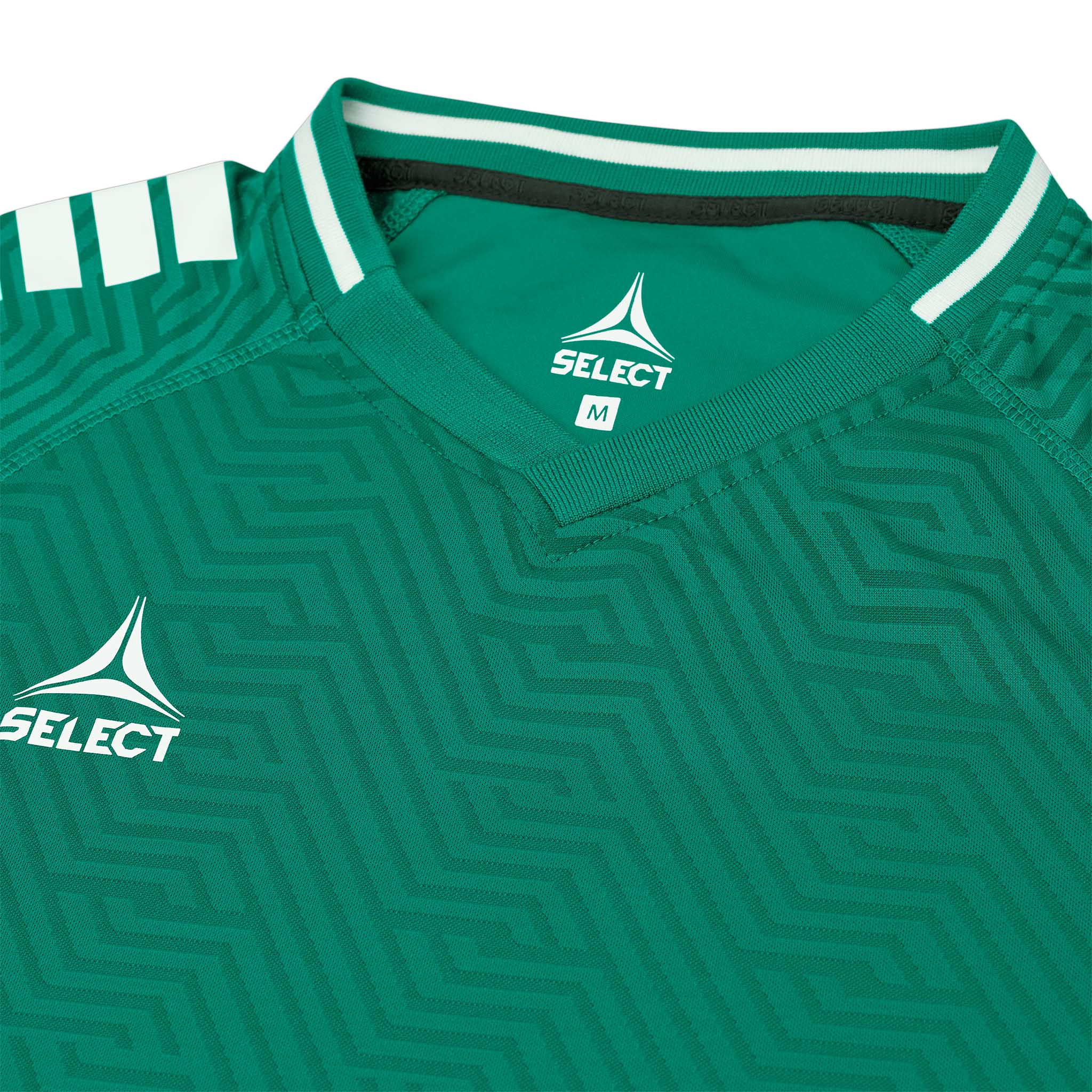 Monaco Kortærmet Spillertrøje - Børn #farve_ #farve_grøn/hvid #farve_grøn/hvid