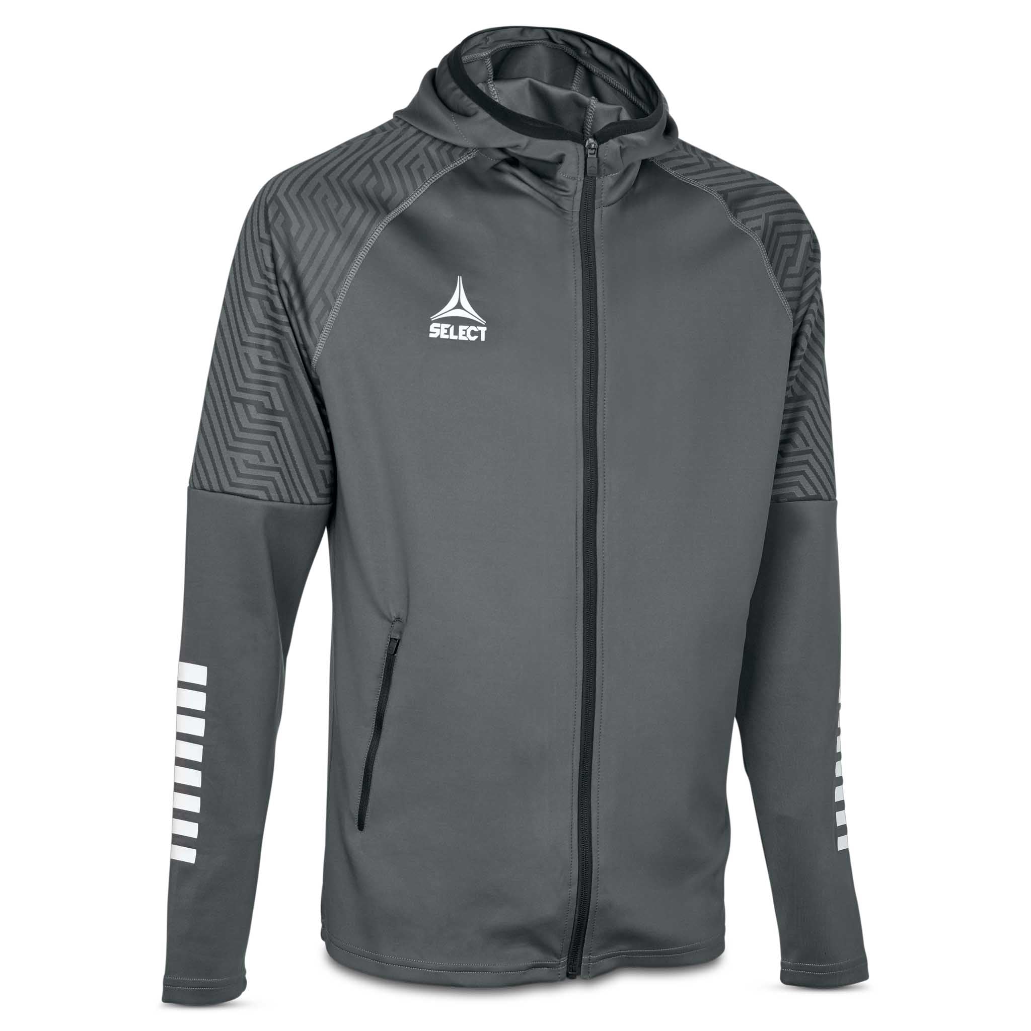 Monaco Zip hoodie - Børn #farve_grey/white