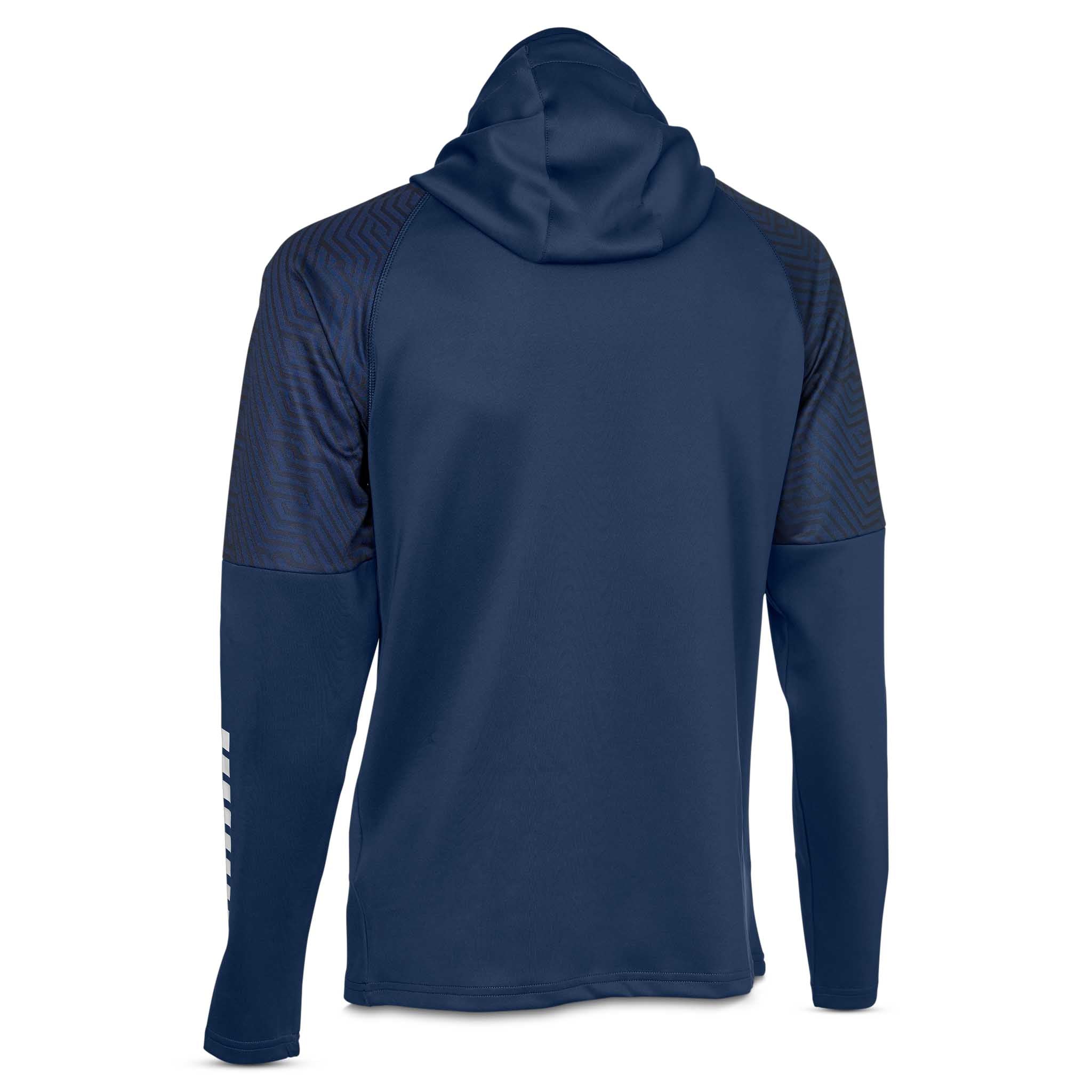 Monaco Zip hoodie #farve_ #farve_marineblå/hvid #farve_marineblå/hvid
