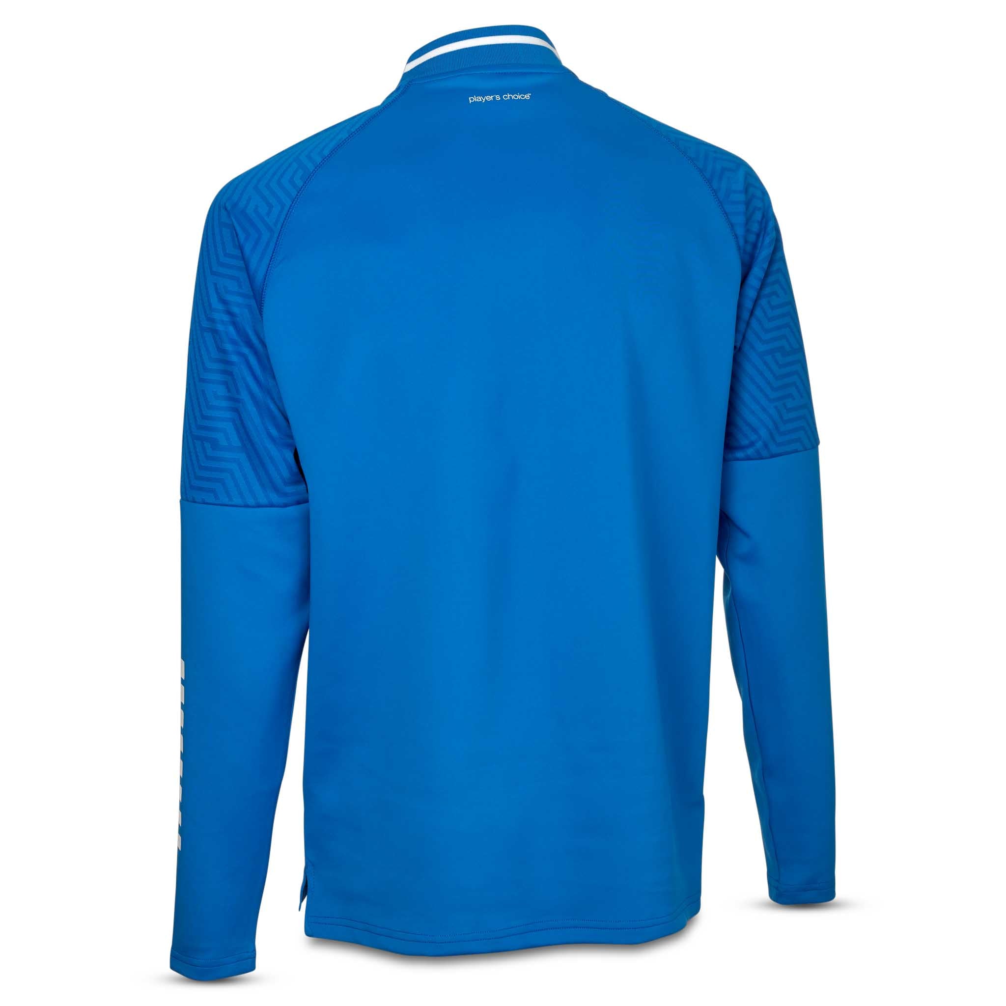 Monaco Træningssweatshirt med 1/2 lynlås - Børn #farve_ #farve_blå/hvid #farve_blå/hvid