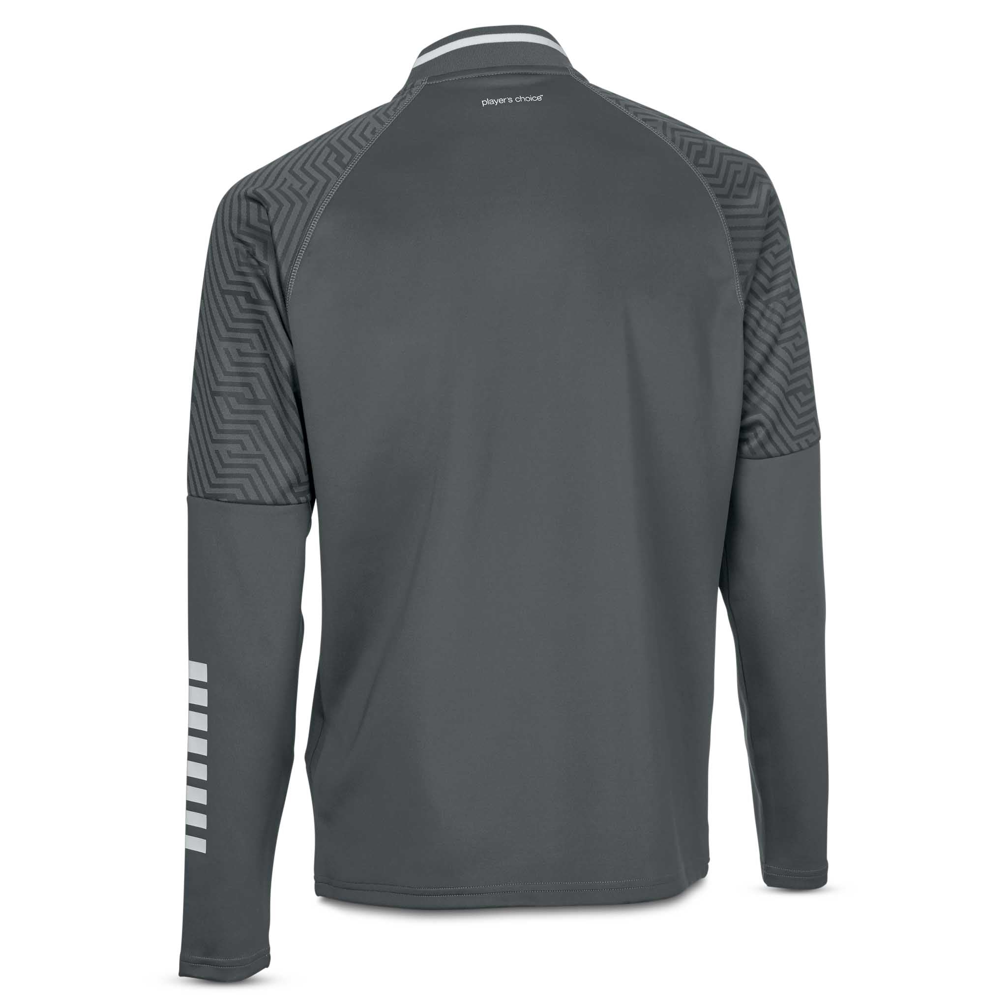 Monaco Zip træningsjakke - Børn #farve_ #farve_grey/white