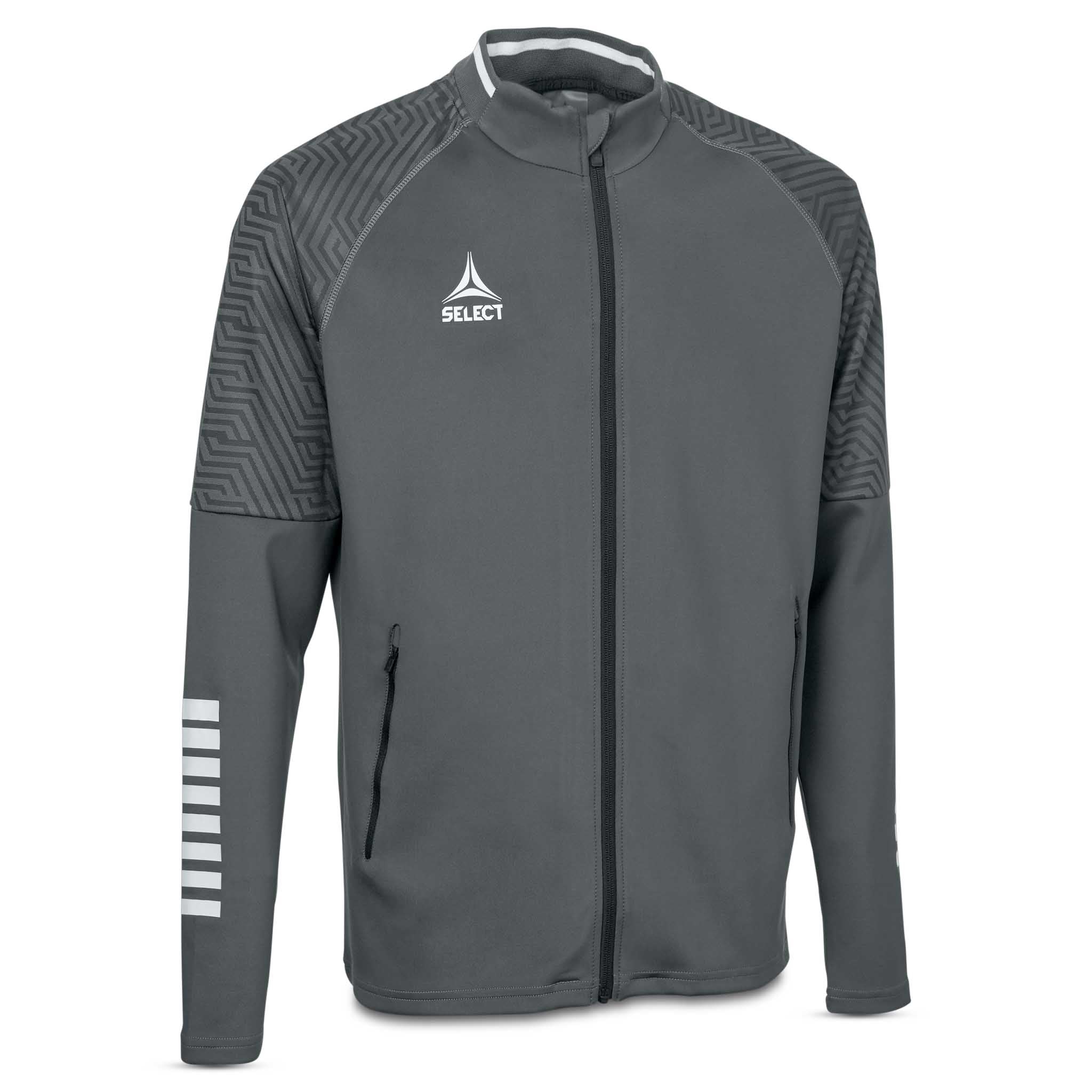 Monaco Zip træningsjakke - Børn #farve_grey/white