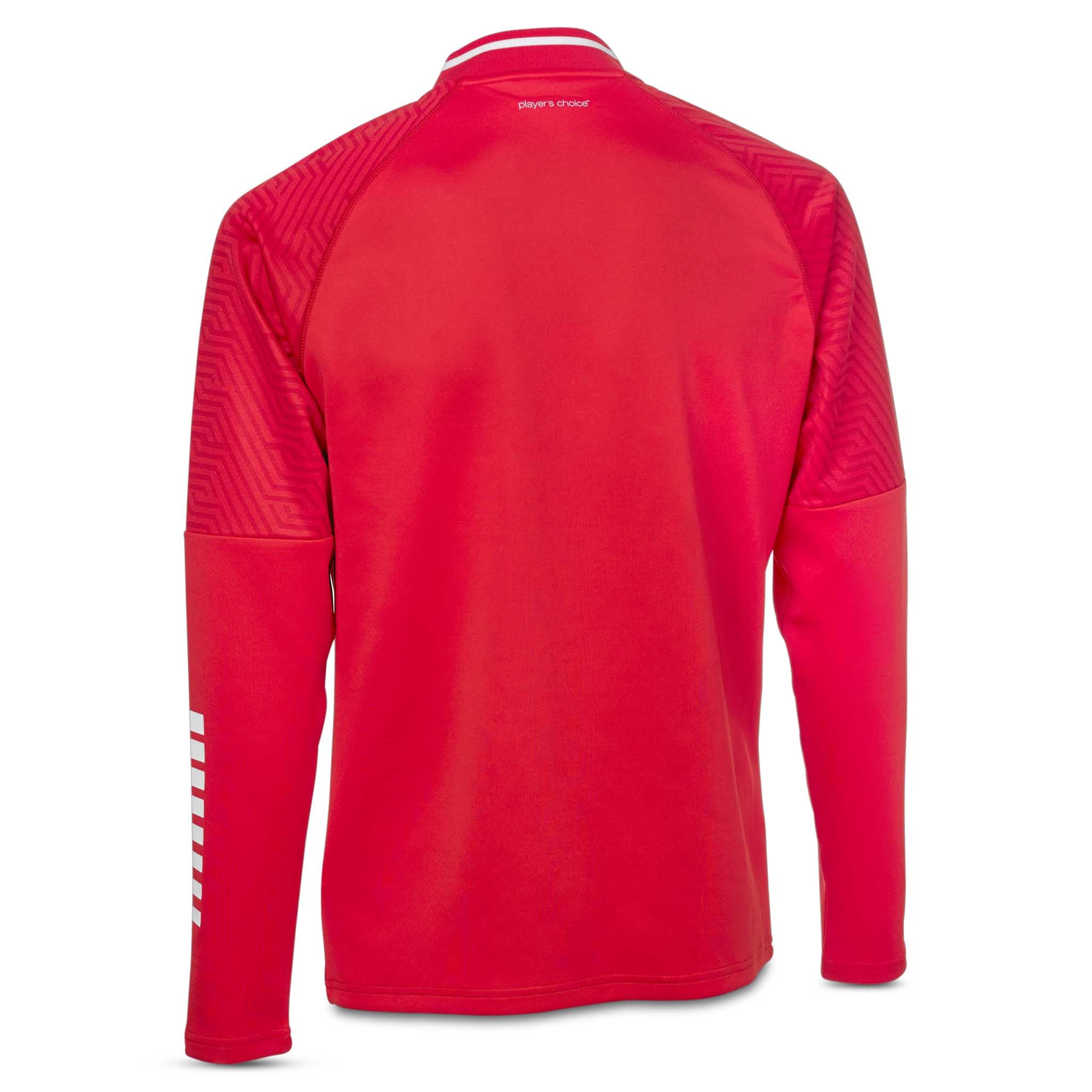 Monaco Zip træningsjakke - Børn #farve_ #farve_rød/hvid #farve_rød/hvid