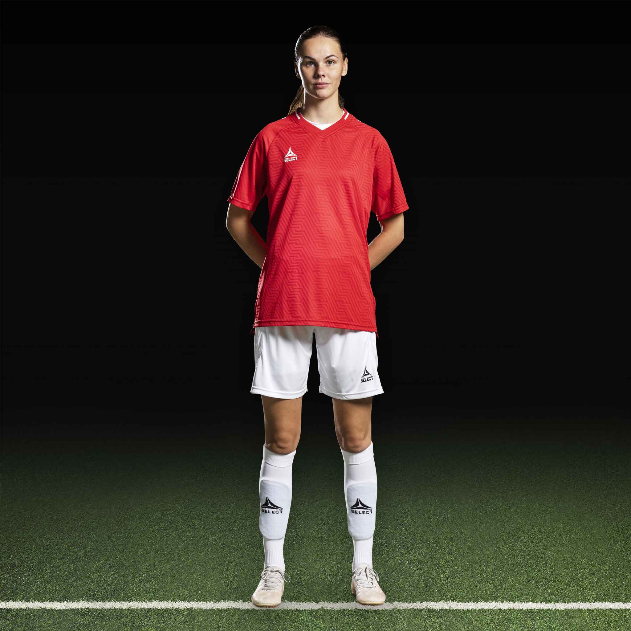 Monaco shorts #farve_ #farve_rød/hvid #farve_white/white