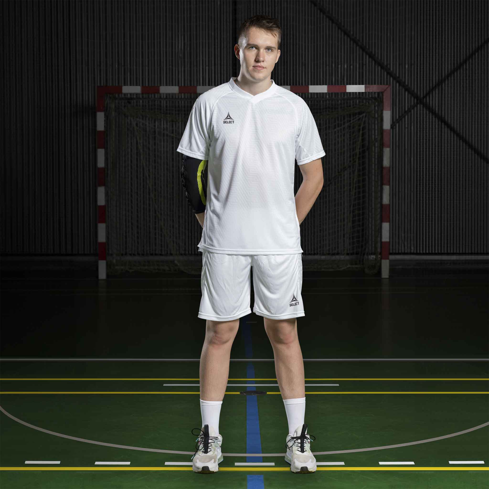 Monaco Kortærmet Spillertrøje #farve_ #farve_white/white