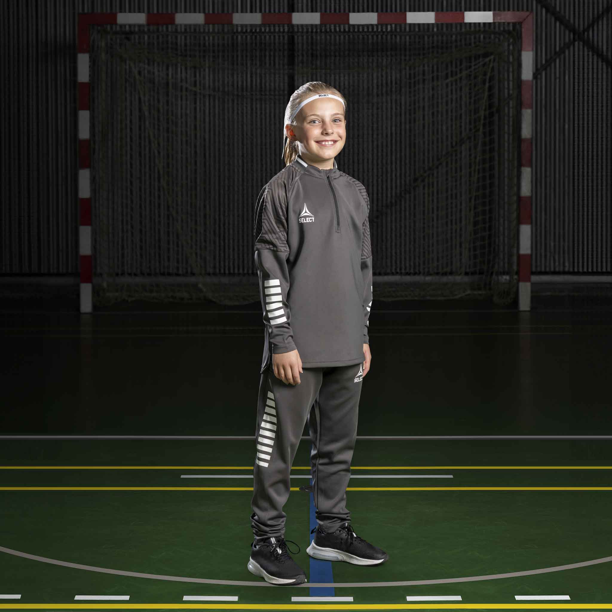 Monaco Træningsbukser Regular Fit - Børn #farve_ #farve_grey/white