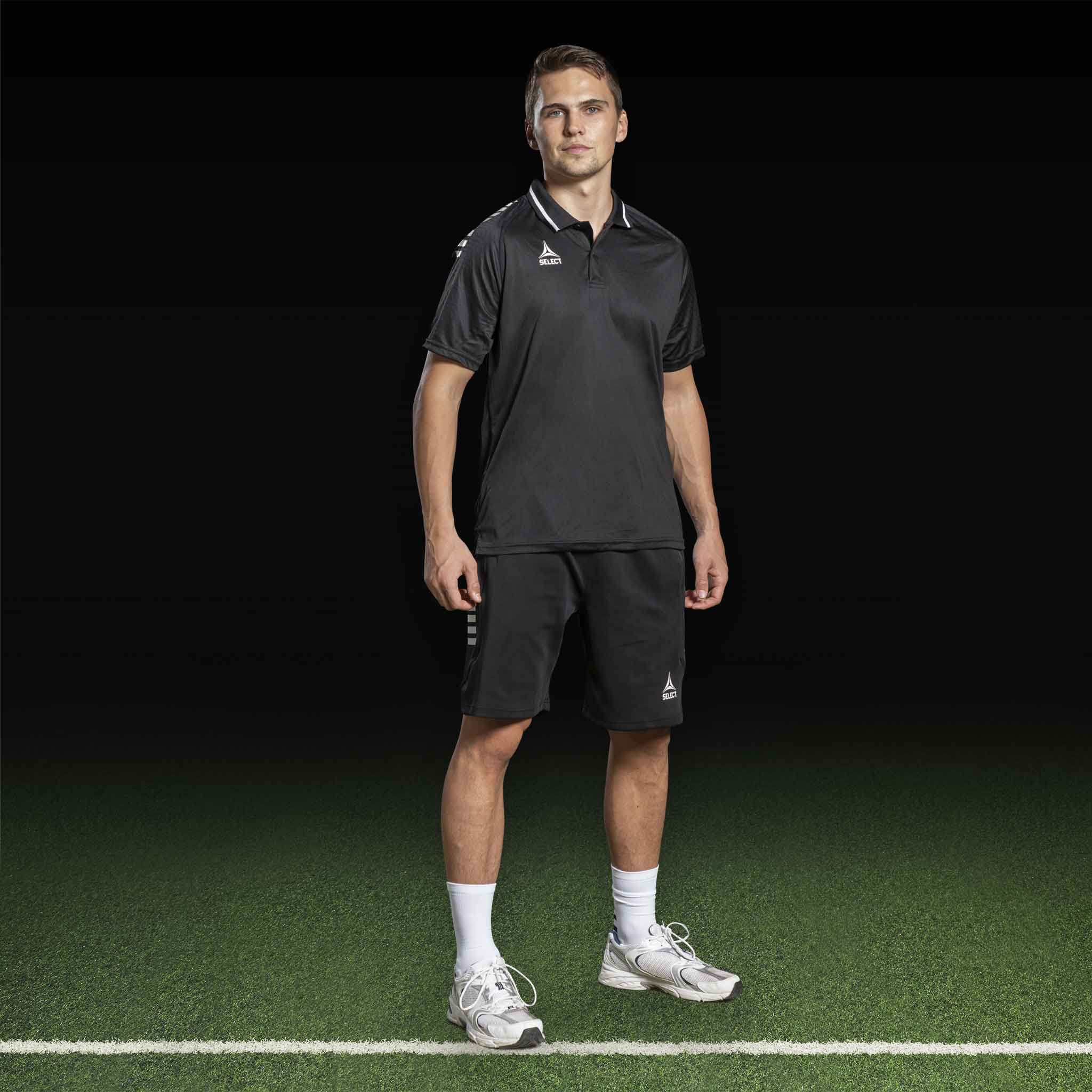 Monaco Technical Polo #farve_ #farve_sort/hvid #farve_sort/hvid