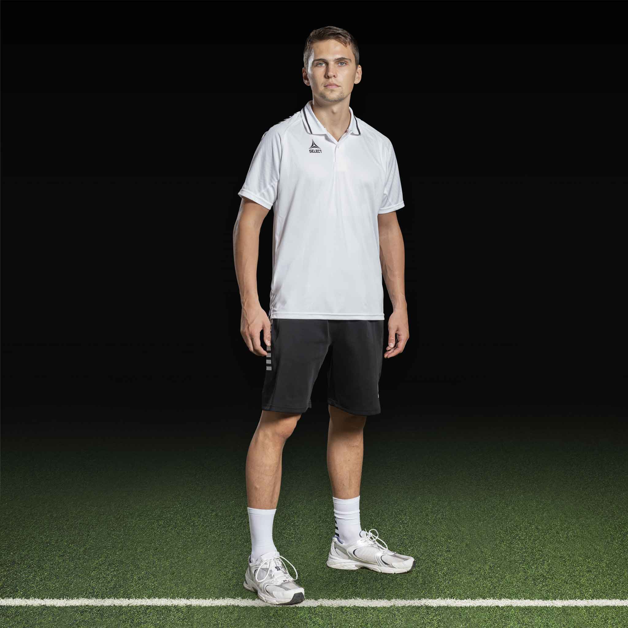 Monaco Technical Polo #farve_ #farve_hvid/sort #farve_hvid/sort
