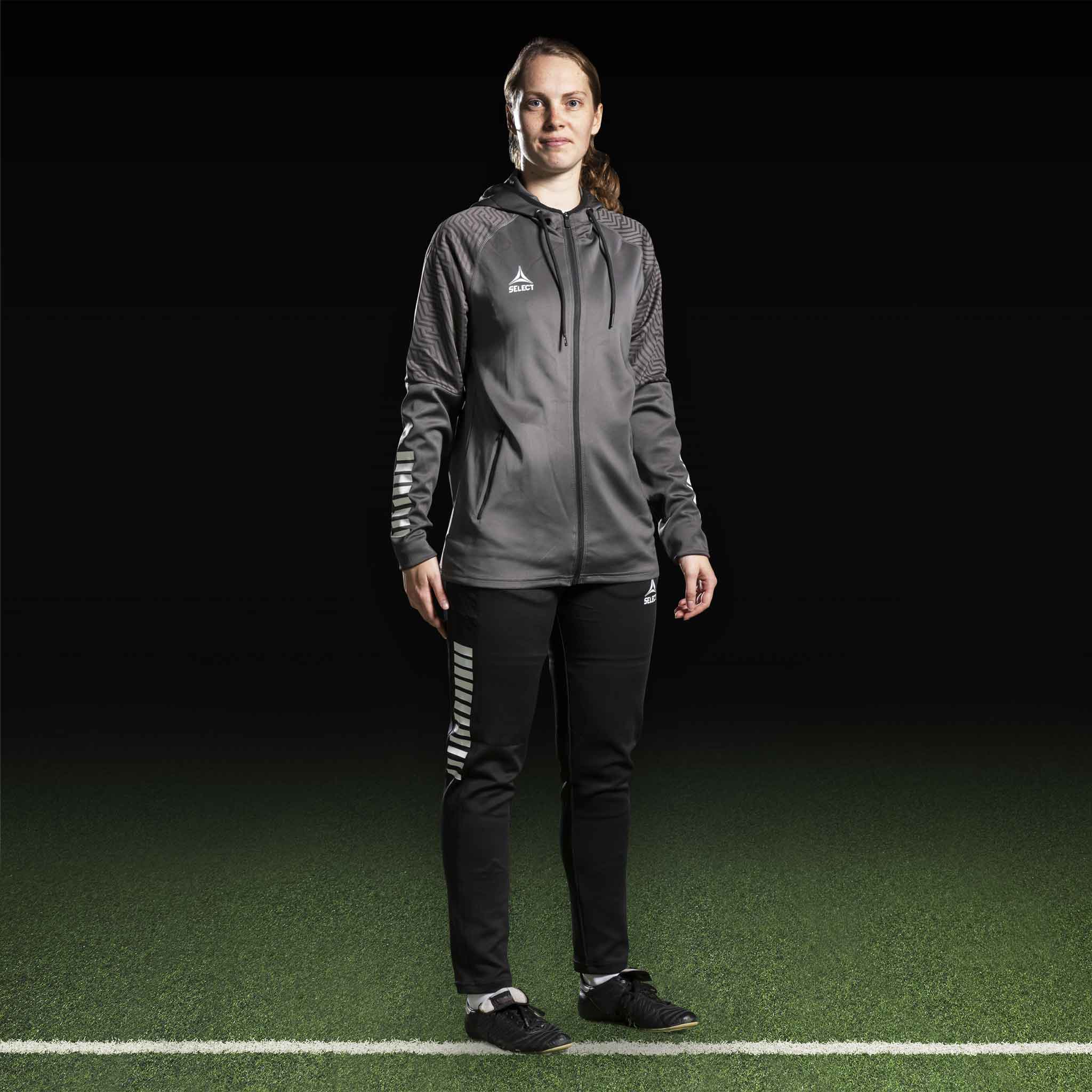 Monaco Zip hoodie #farve_ #farve_grey/white