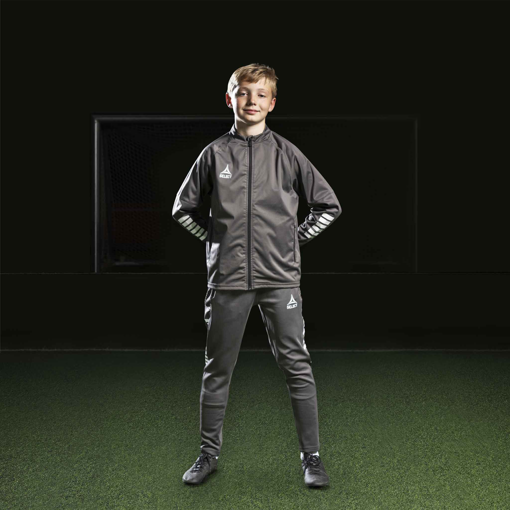 Monaco Træningsbukser Regular Fit - Børn #farve_ #farve_grey/white