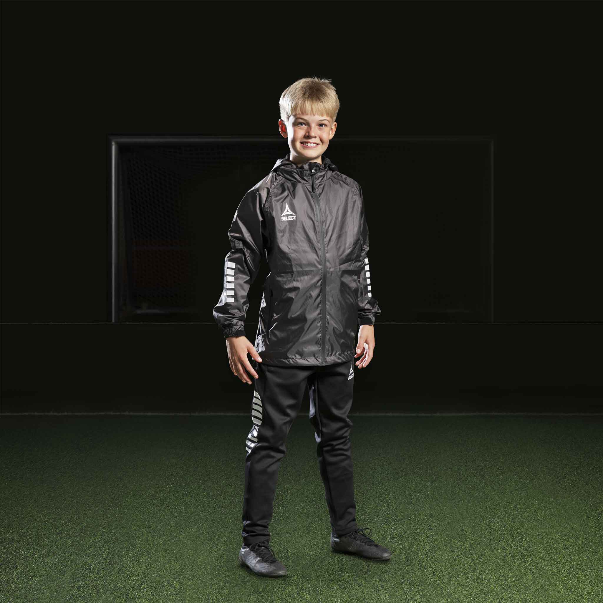 Monaco Træningsbukser Regular Fit - Børn #farve_ #farve_sort/hvid