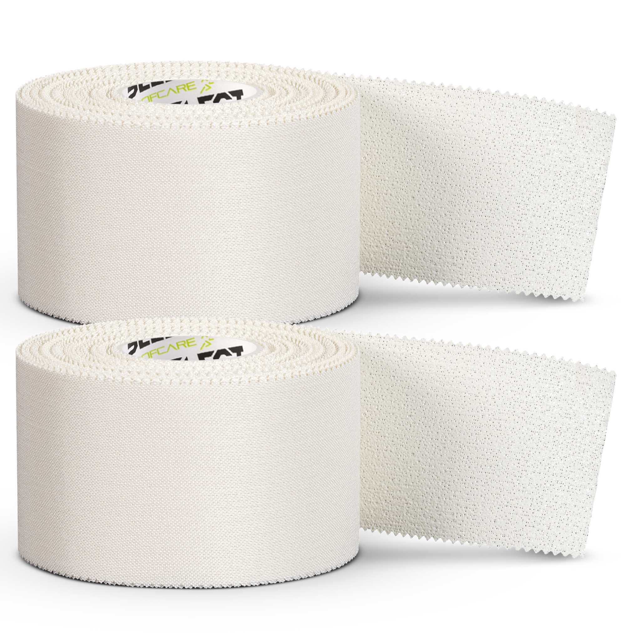 Coach sportstape 2-pack (3,8 cm. x 9 m.) #farve_hvid