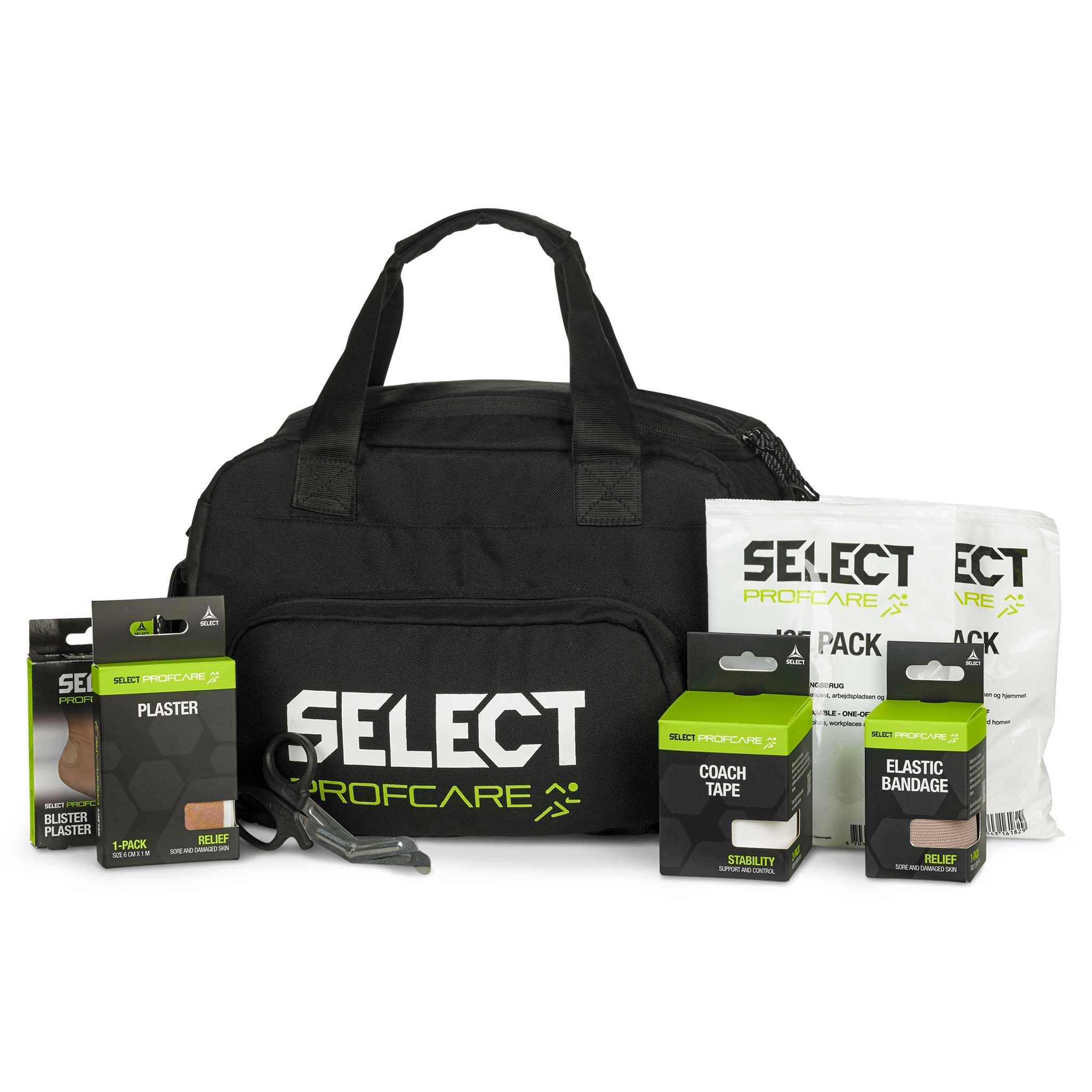 Medicintaske Medium med indhold #farve_sort