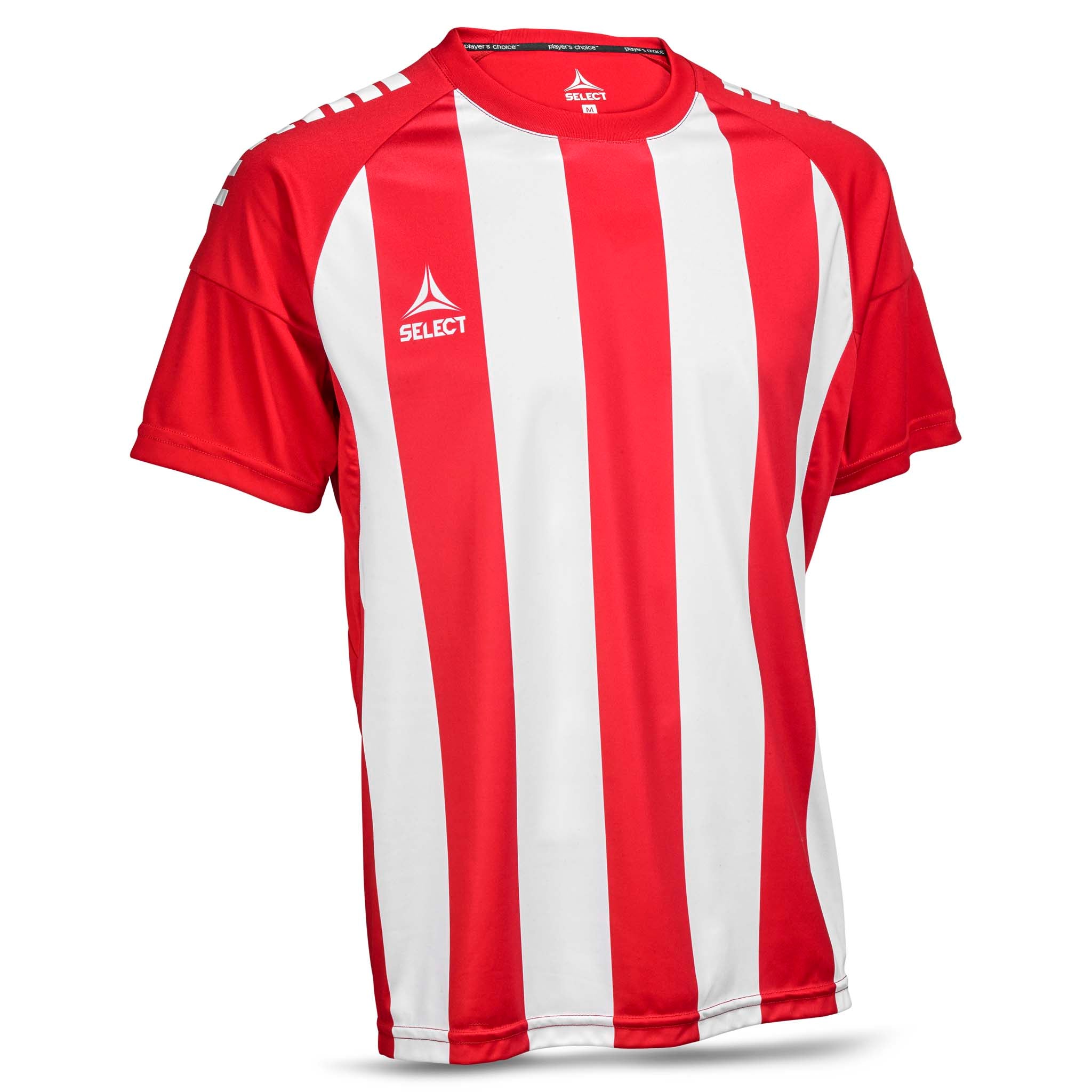 Spain Kortærmet spillertrøje med striber #farve_rød/hvid
