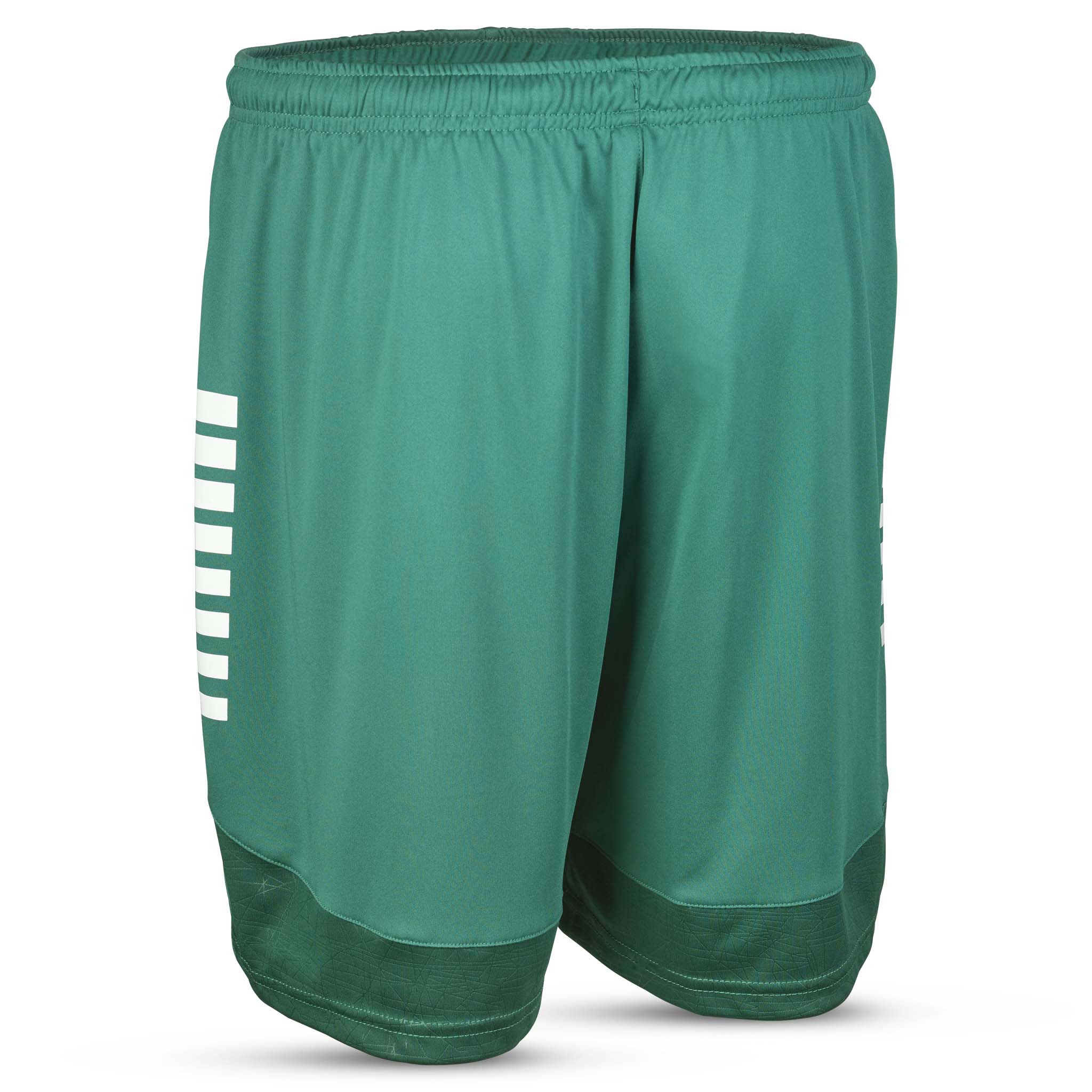Grønne Player shorts Spain v25, Kamp- & træningstøj, hvide striber, bagside