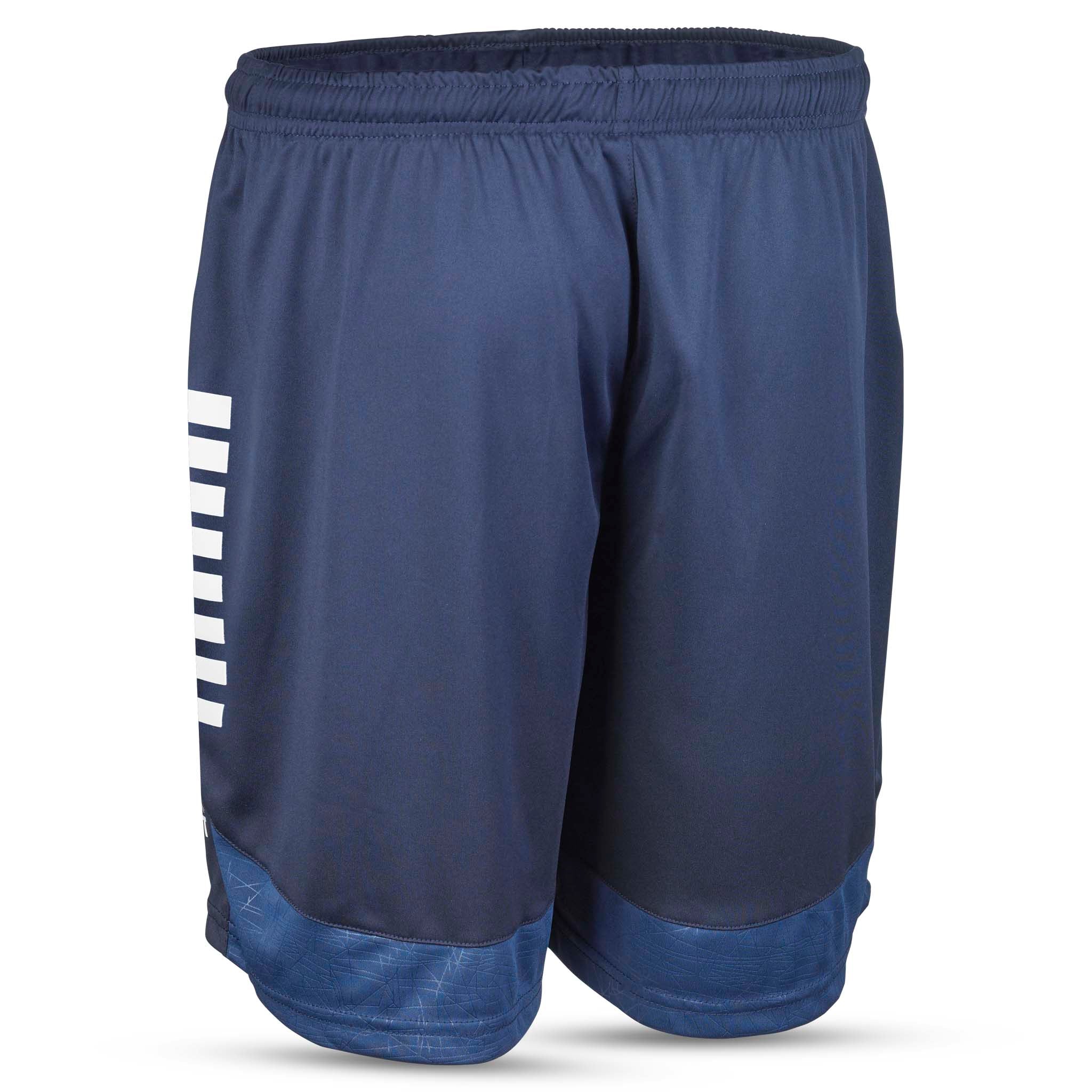Player shorts Spain v25, navy med hvide striber, Match & Training wear, set bagfra