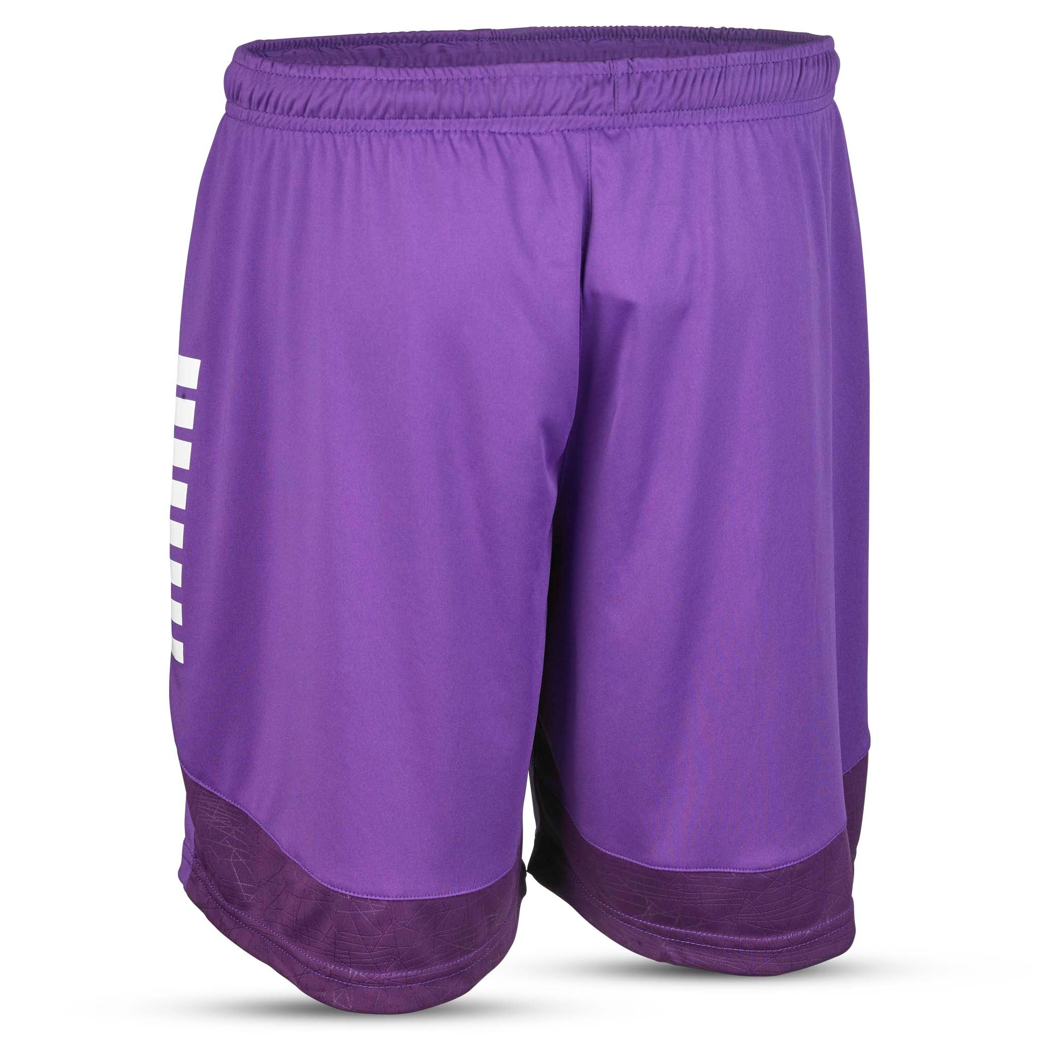 Player shorts Spain v25, lilla med hvidt logo, bagside. Match & Training wear fodbold.