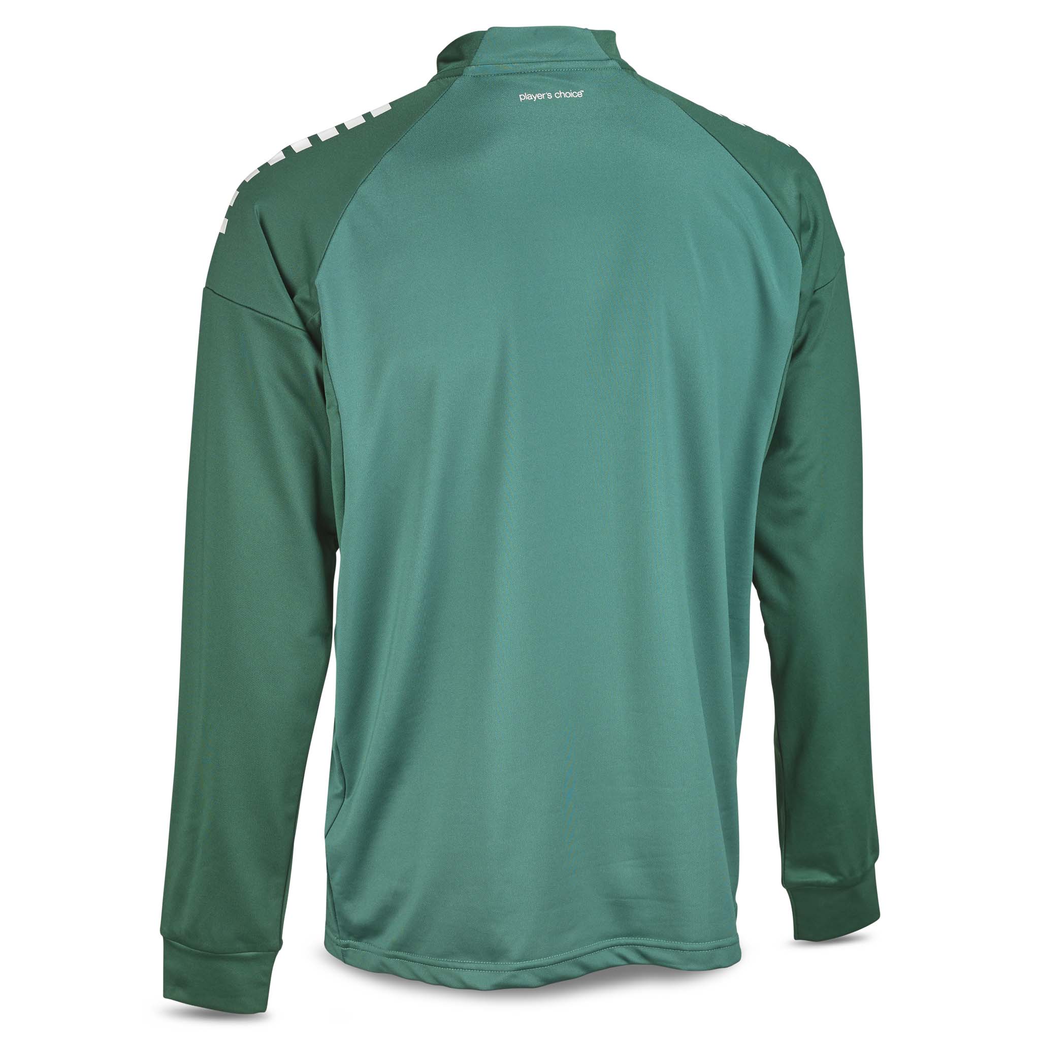 Spain Træningssweatshirt 1/2 lynlås #farve_ #farve_grøn/hvid #farve_grøn/hvid