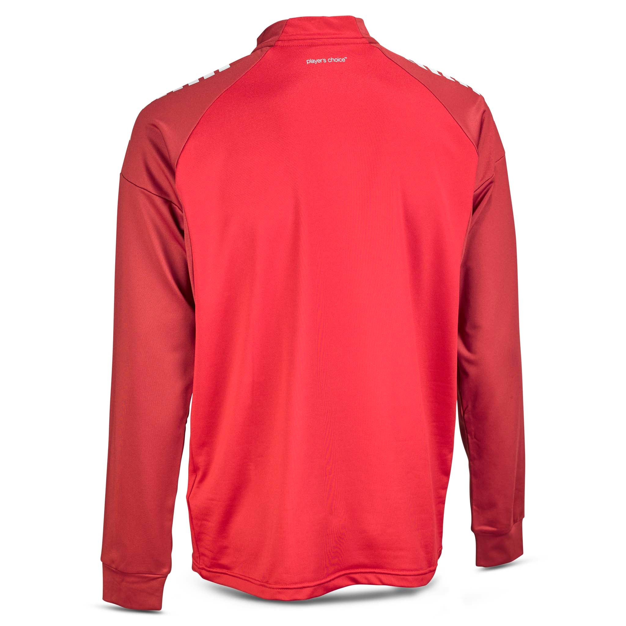 Spain Træningssweatshirt 1/2 lynlås #farve_ #farve_rød/hvid #farve_rød/hvid