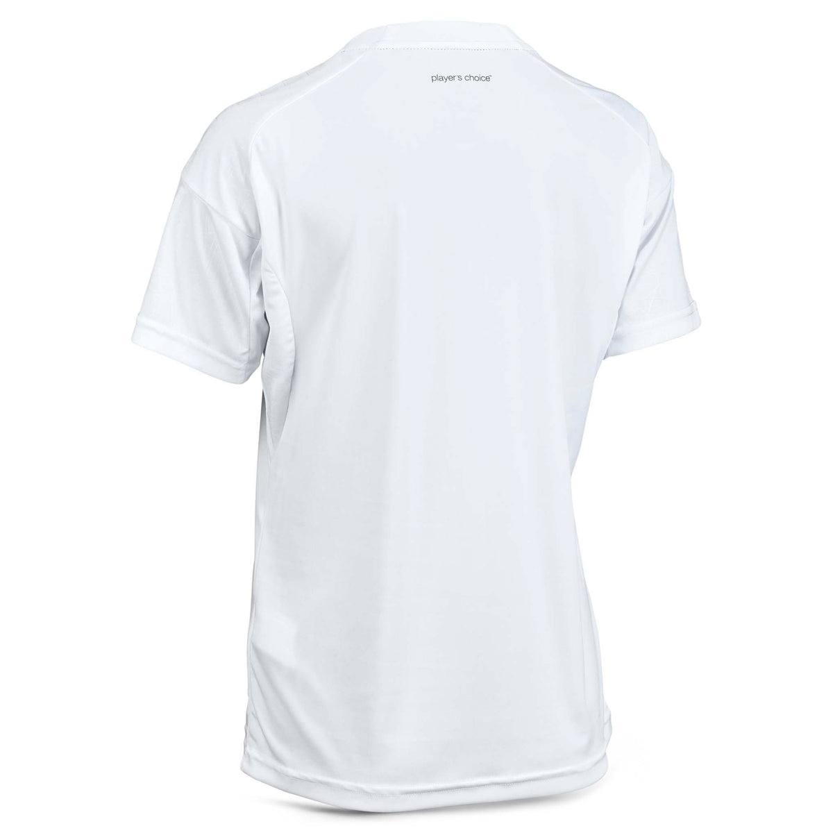 Bagside af hvid Player shirt S/S Spain woman v25, Match & Training wear fodbold