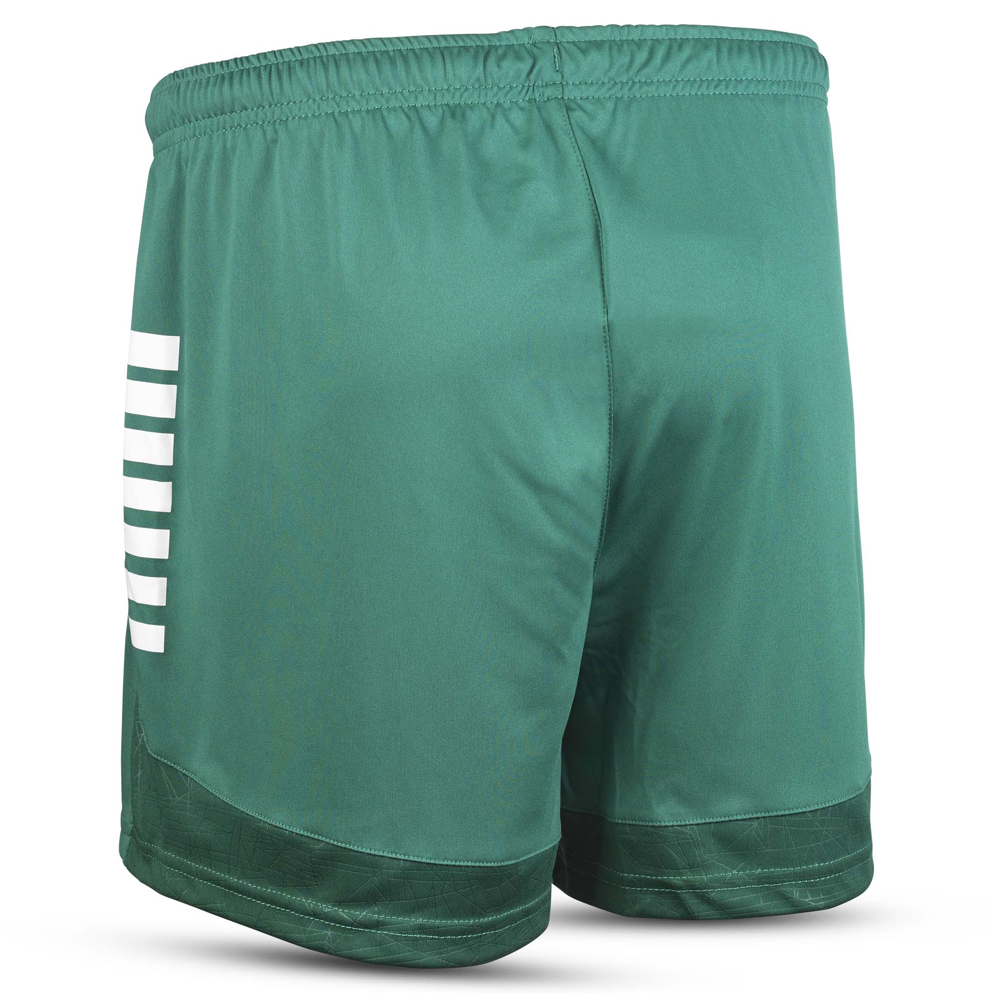 Grønne og hvide Player shorts Spain woman v25, kamp- og træningstøj, set bagfra