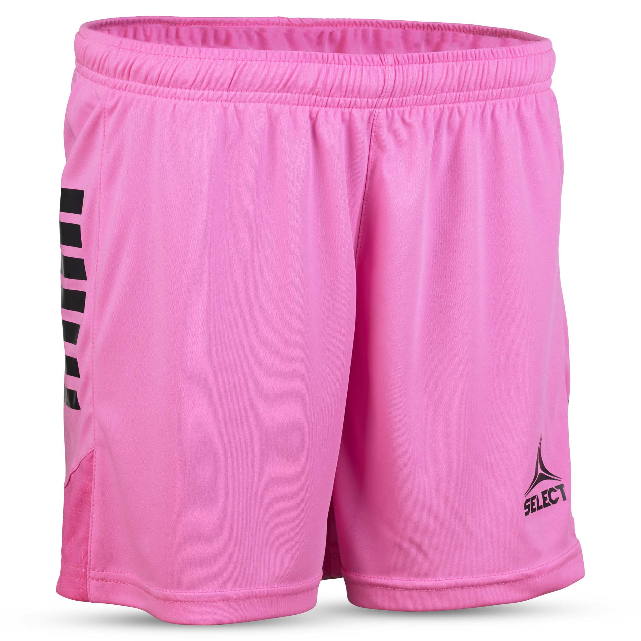 Player shorts Spain woman v25, pink med sorte detaljer, Match & Training wear, set forfra