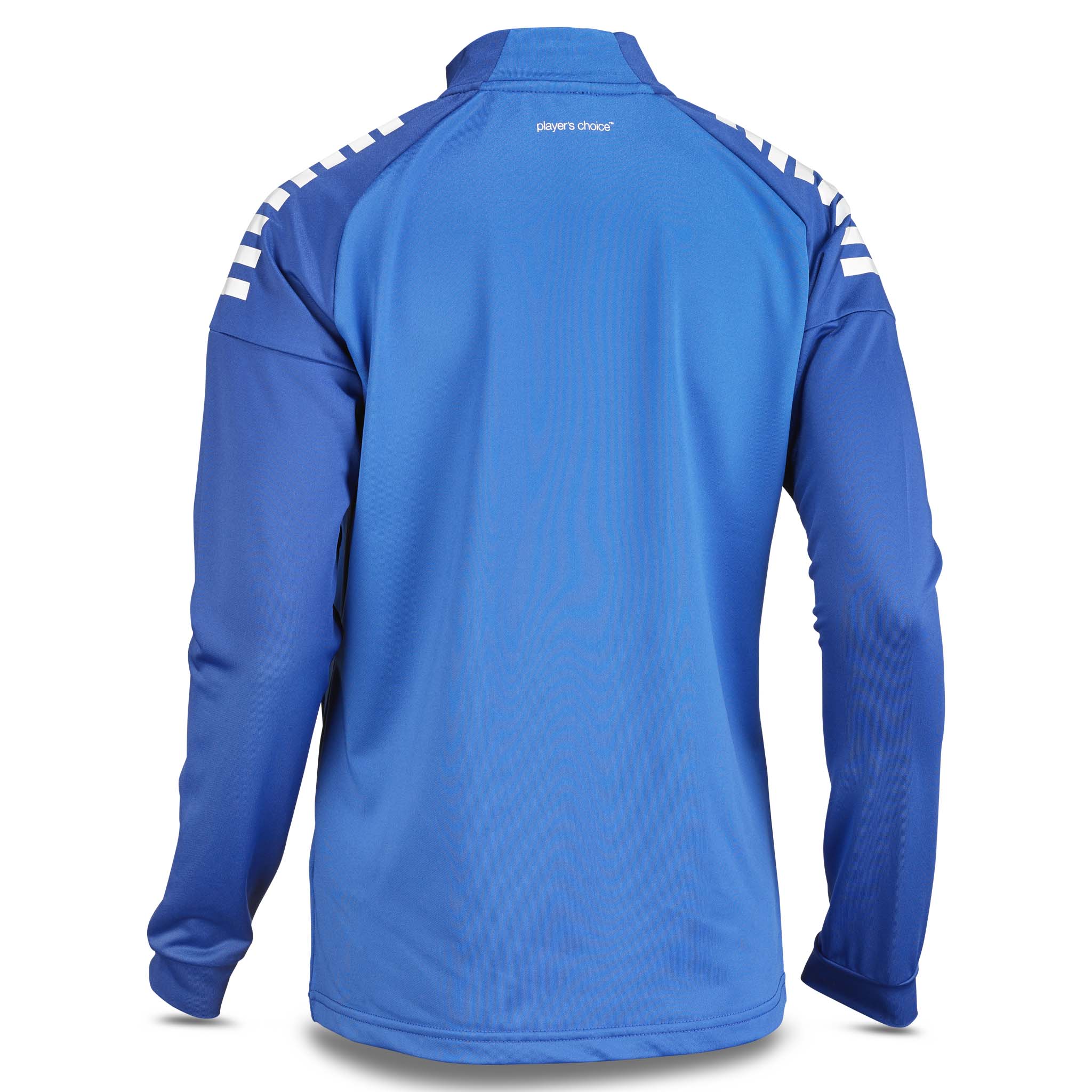 Bagside af blå og hvid Training zip jacket Spain woman v25, Match & Training fodboldtøj