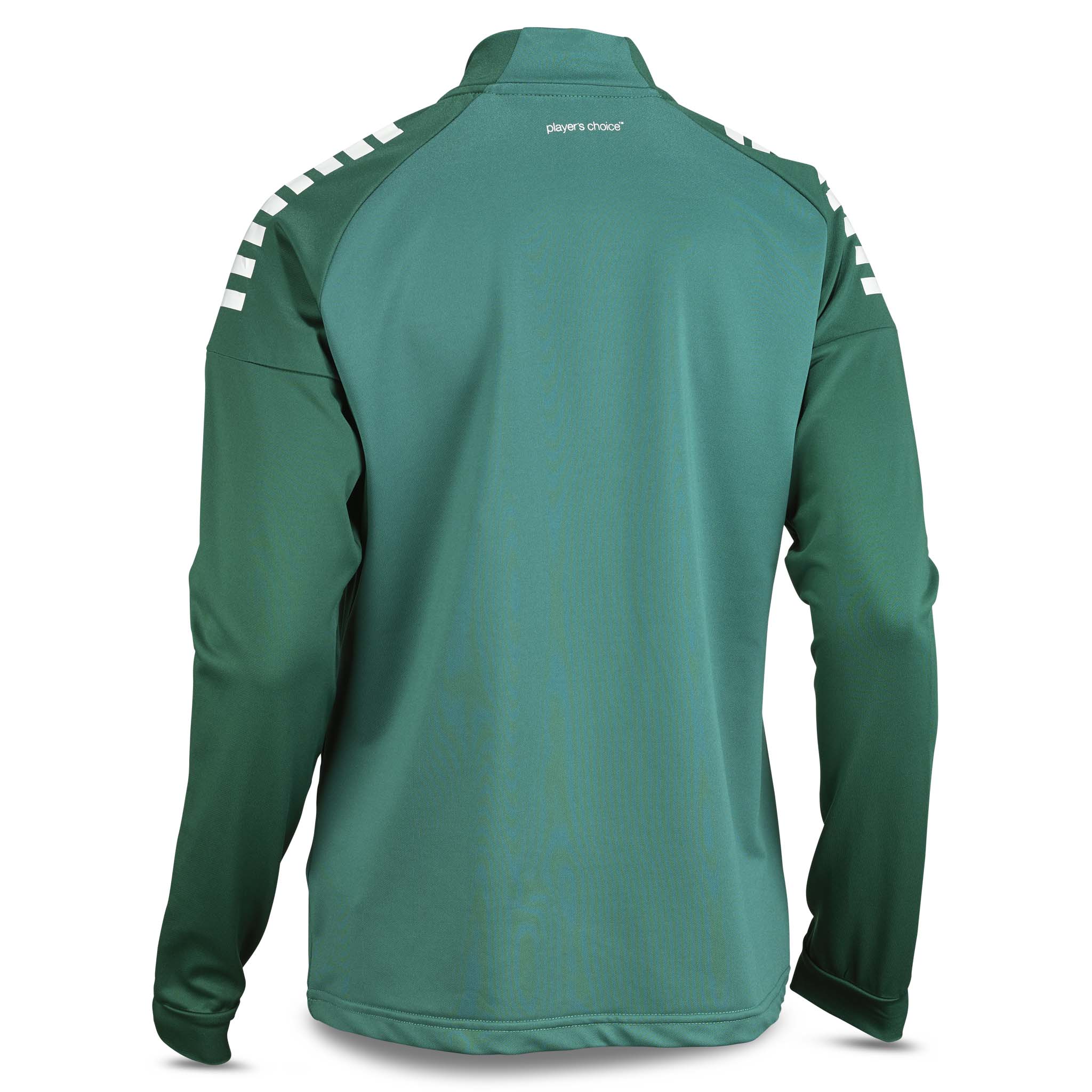 Bagside af grøn og hvid Training zip jacket Spain woman v25, Match & Training wear
