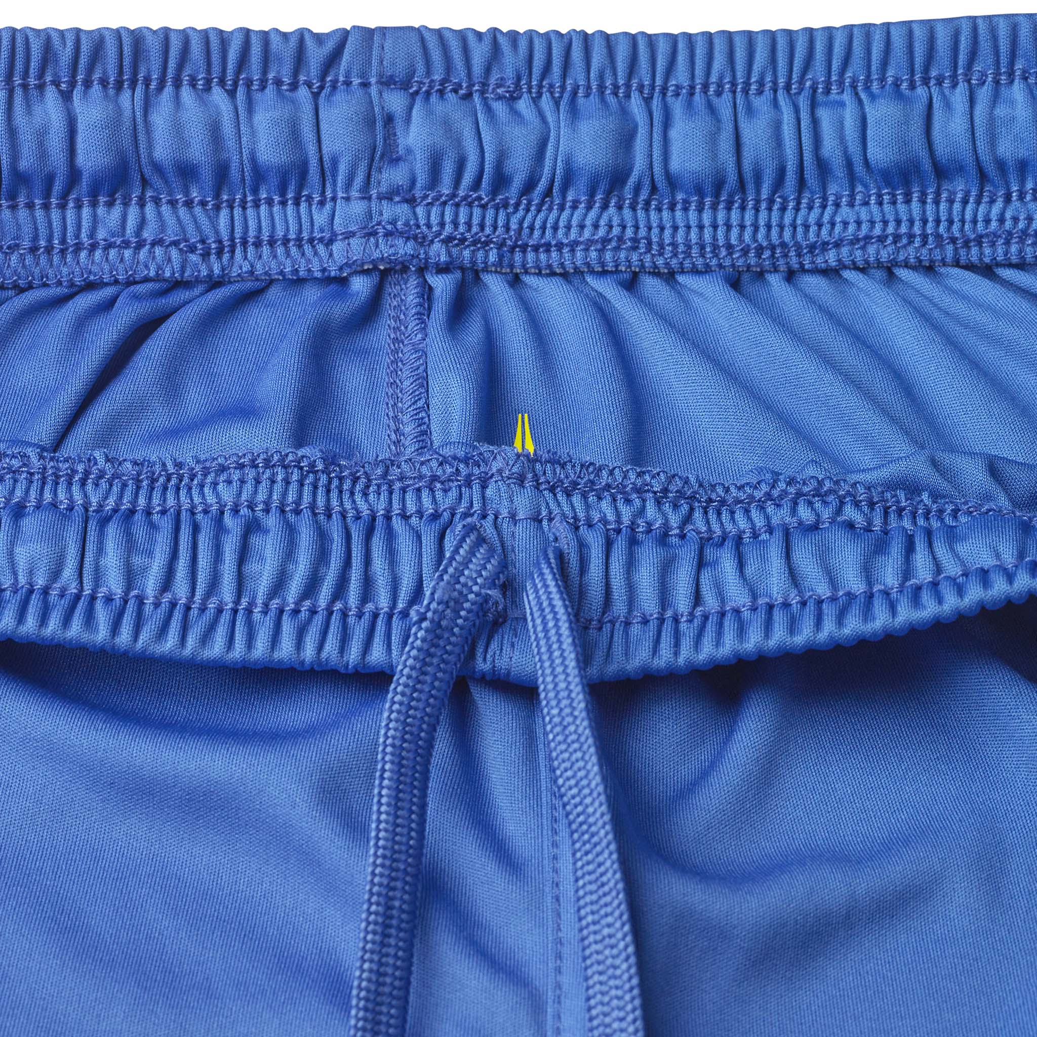 Nærbillede af blå Player shorts Spain woman v25, Match & Training wear, med elastik i taljen og snøre