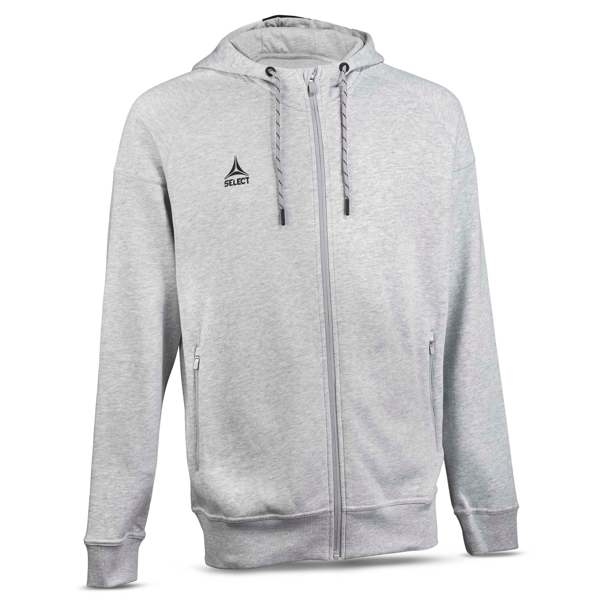 Oxford Zip hoodie #farve_grå