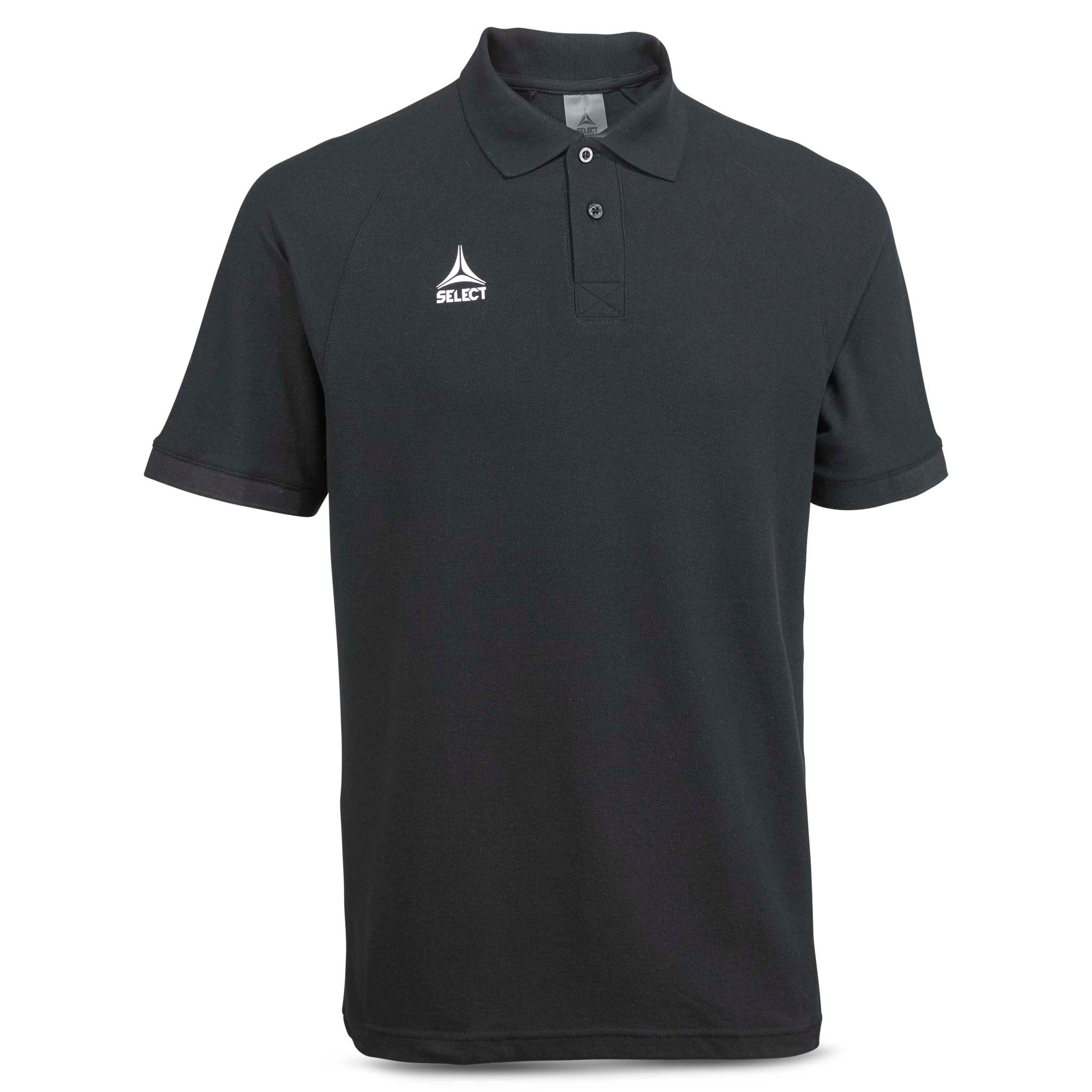 Oxford Polo T-shirt #farve_sort