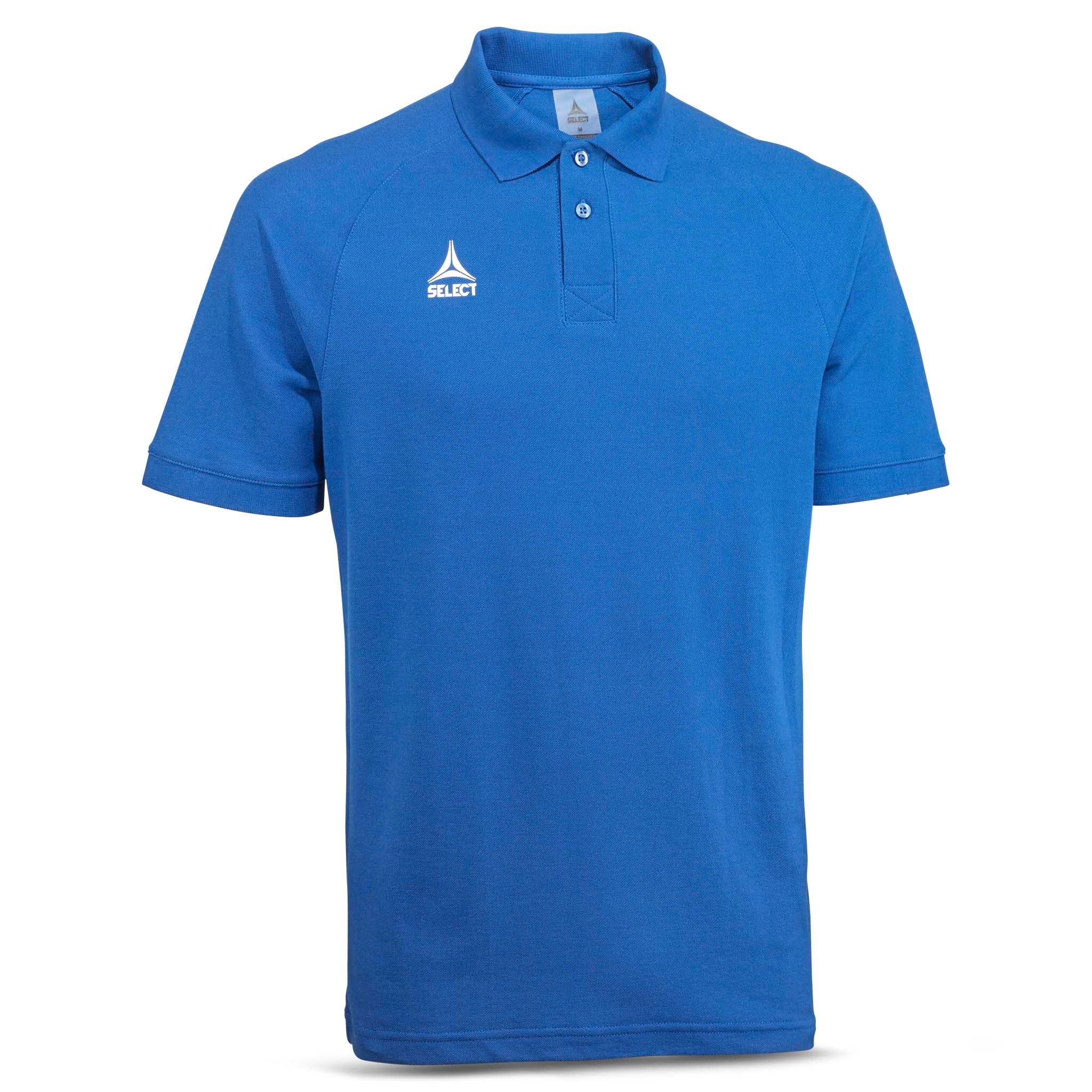 Oxford Polo T-shirt #farve_blå