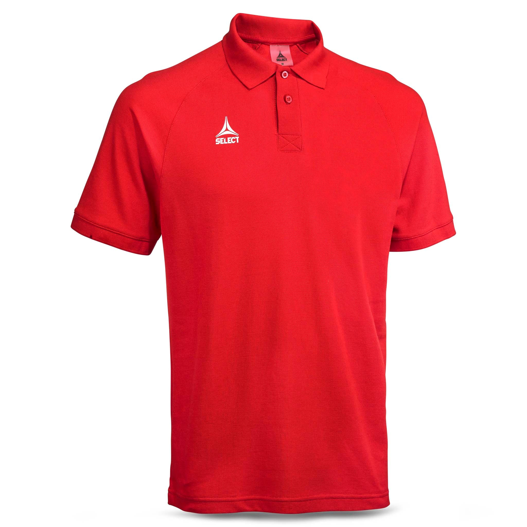Oxford Polo T-shirt #farve_rød