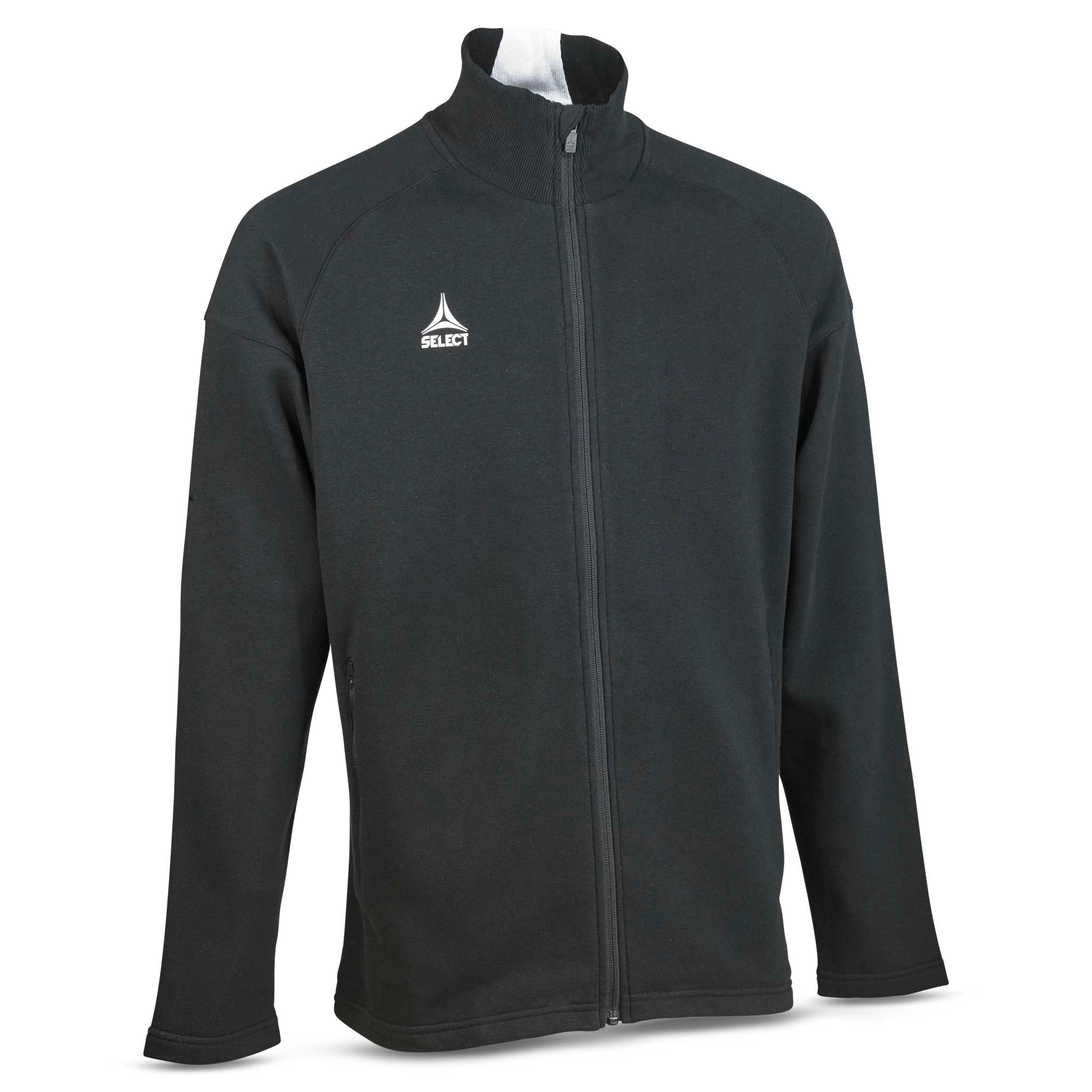 Oxford zip jakke #farve_sort