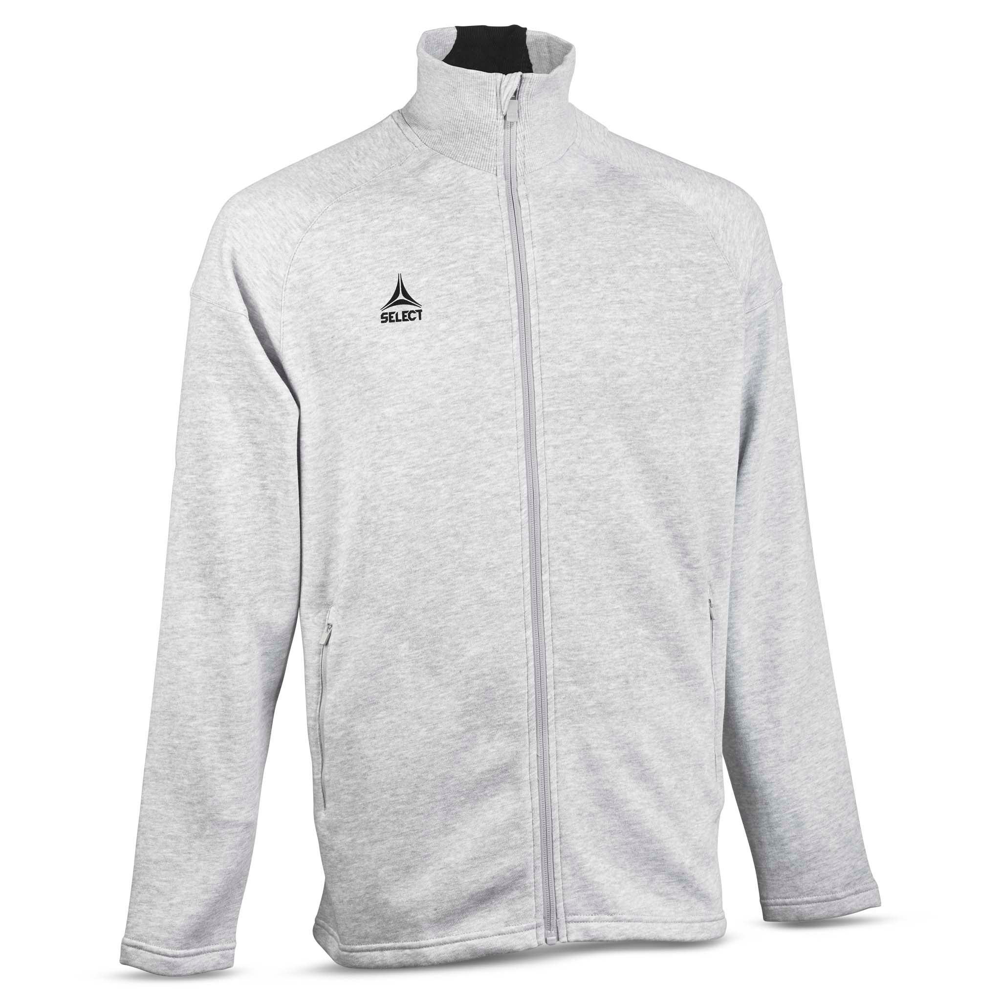 Oxford zip jakke #farve_grå