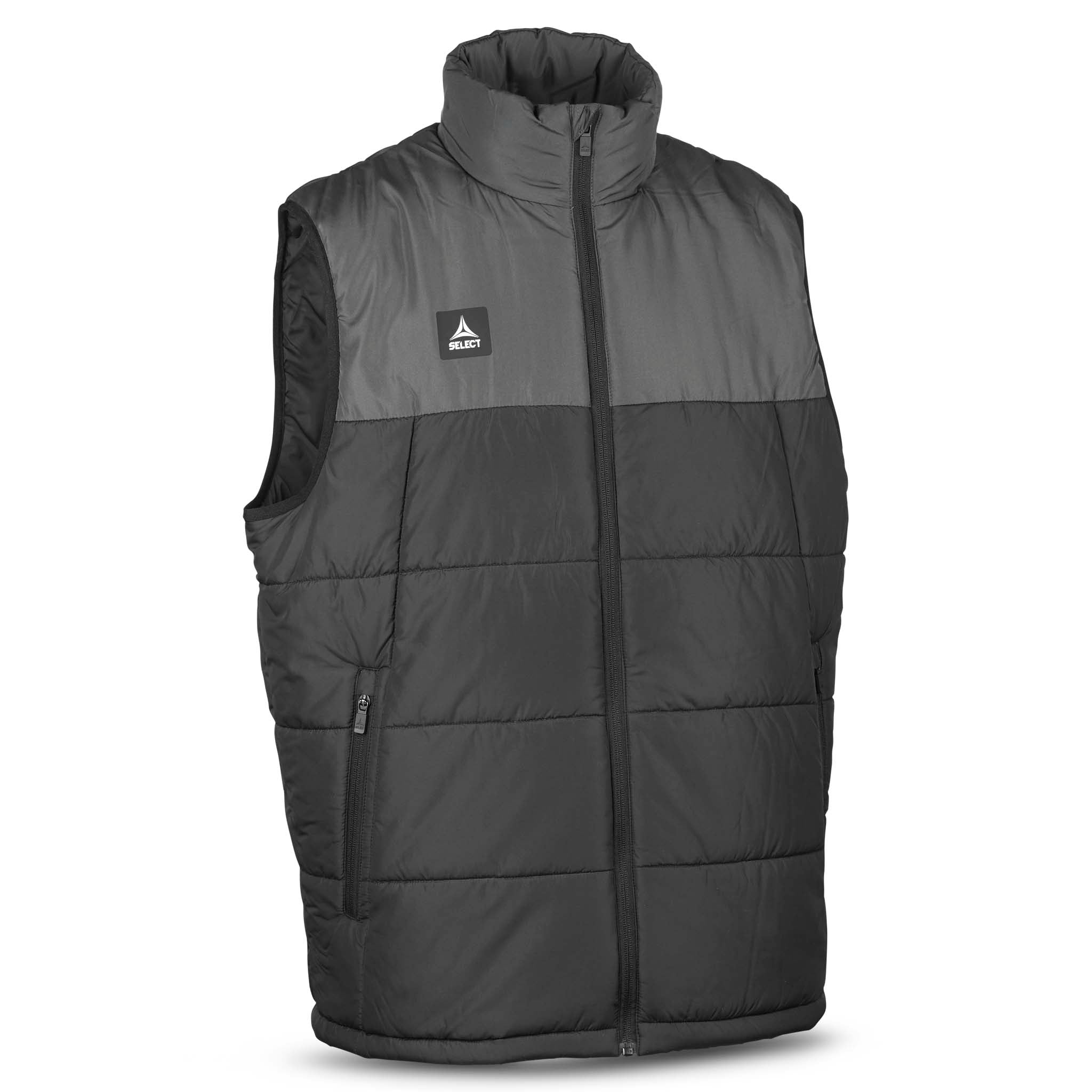 Oxford Padded vest - Børn #farve_sort/grå