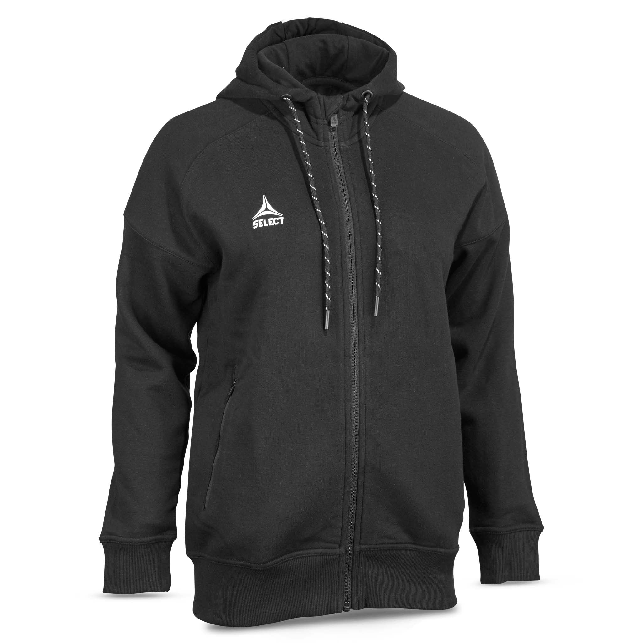 Oxford zip hoodie - kvinder #farve_sort