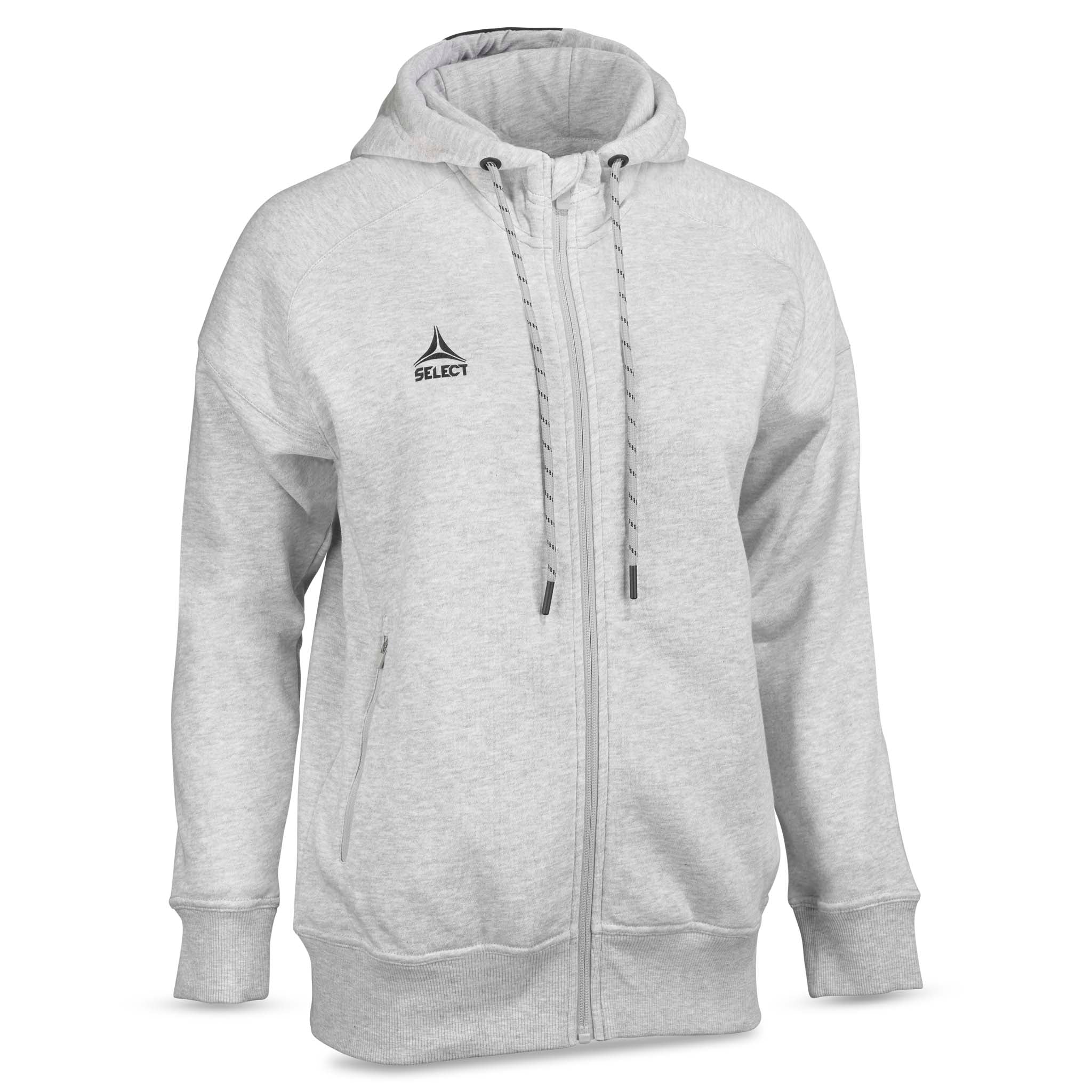 Oxford zip hoodie - kvinder #farve_grå
