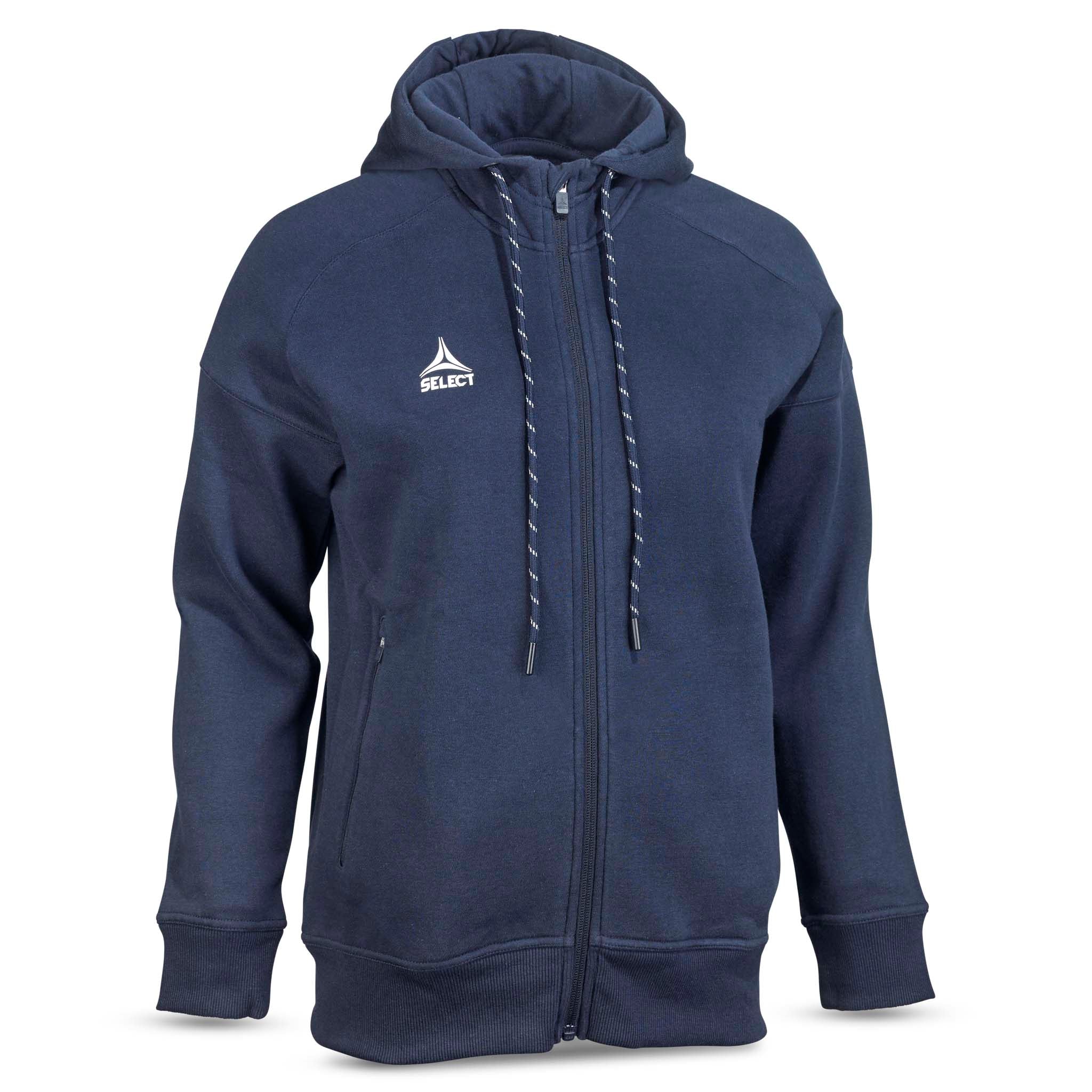 Oxford zip hoodie - kvinder #farve_navy