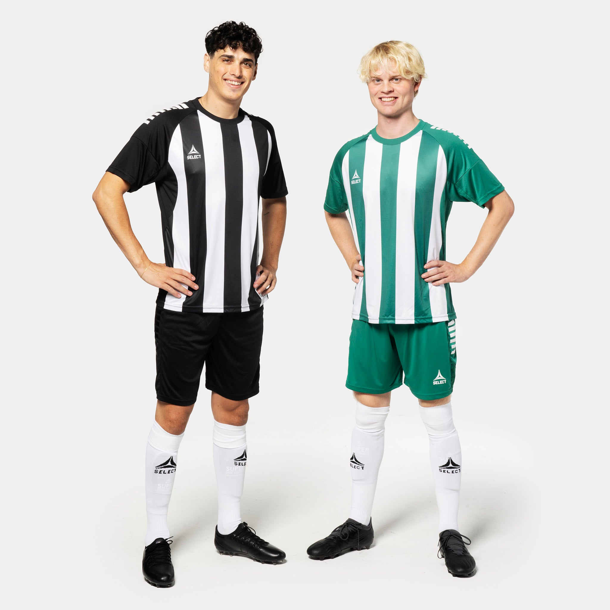 Spain Kortærmet spillertrøje med striber #farve_ #farve_sort/hvid #farve_sort/hvid