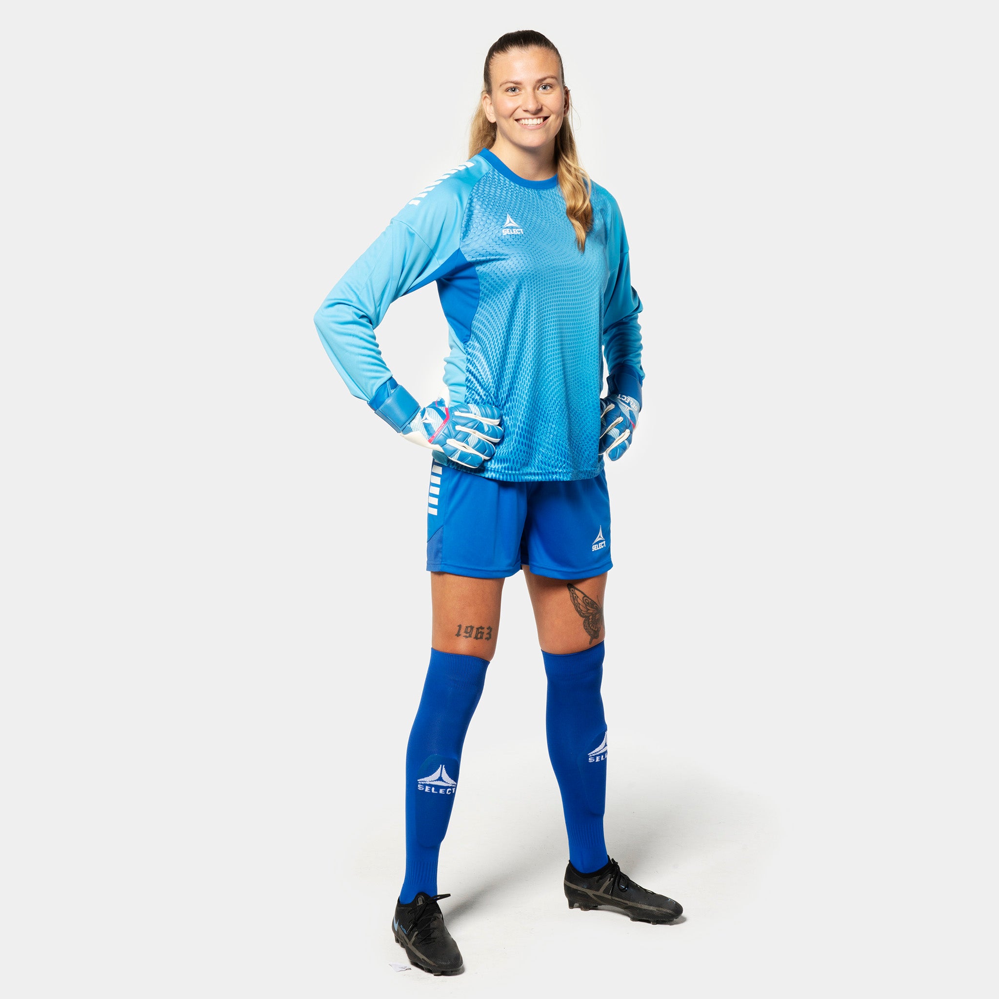 Spain Målmandstrøje #farve_ #farve_blå/hvid #farve_blå/hvid