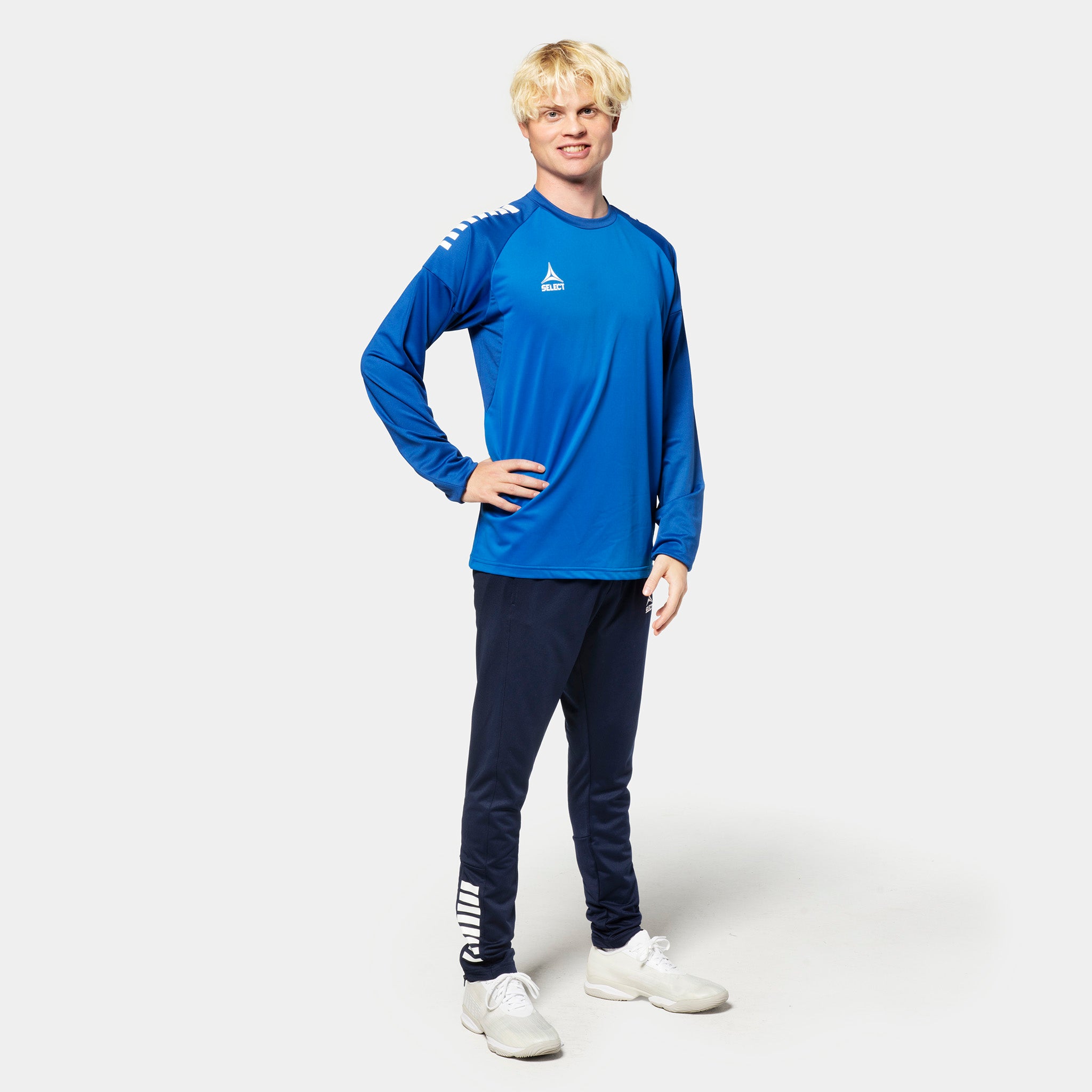 Spain Træningssweatshirt #farve_ #farve_blå/hvid #farve_blå/hvid