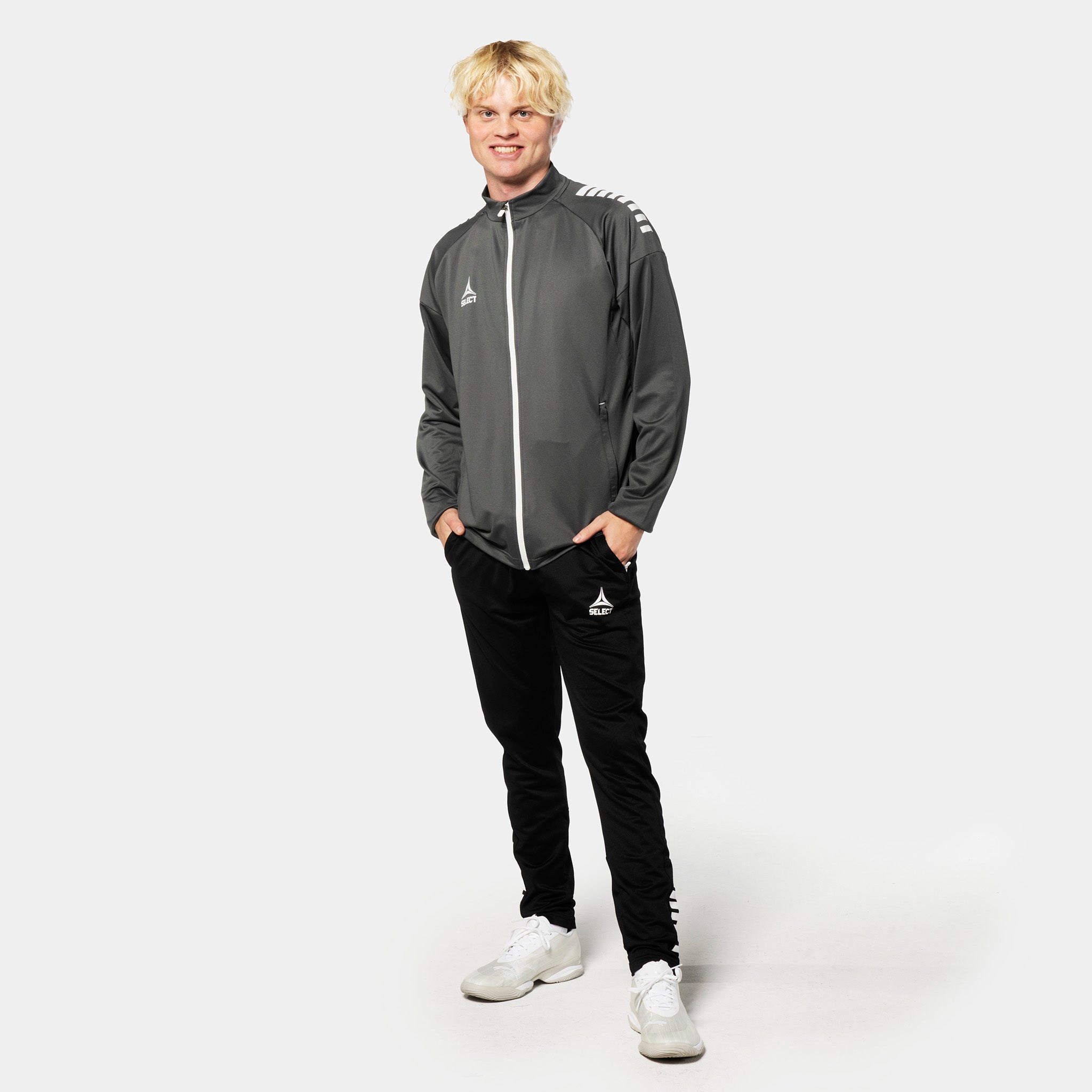 Spain Træningsjakke lynlås #farve_ #farve_grey/white