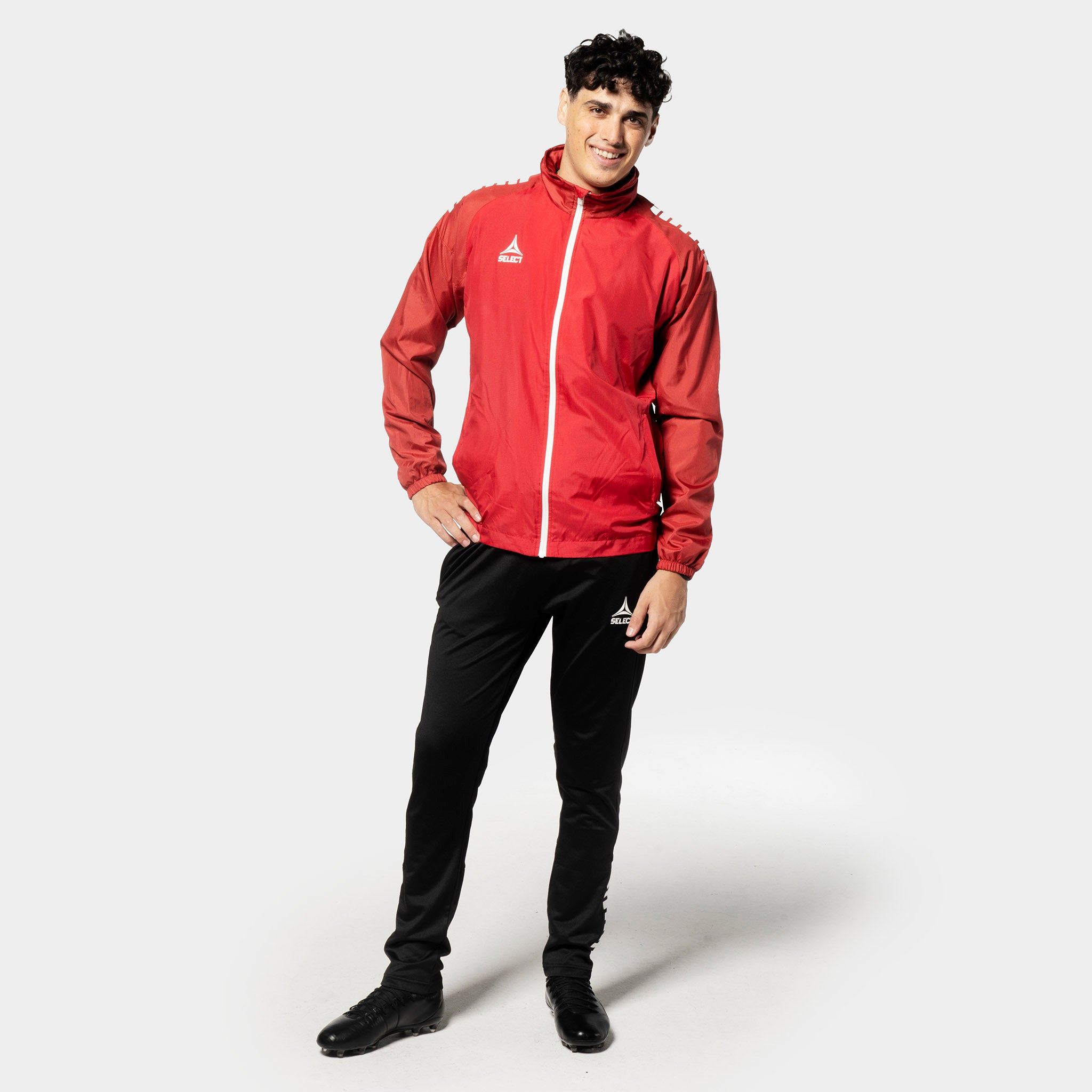 Spain Træningsbukser regular fit #farve_ #farve_rød/hvid #farve_sort