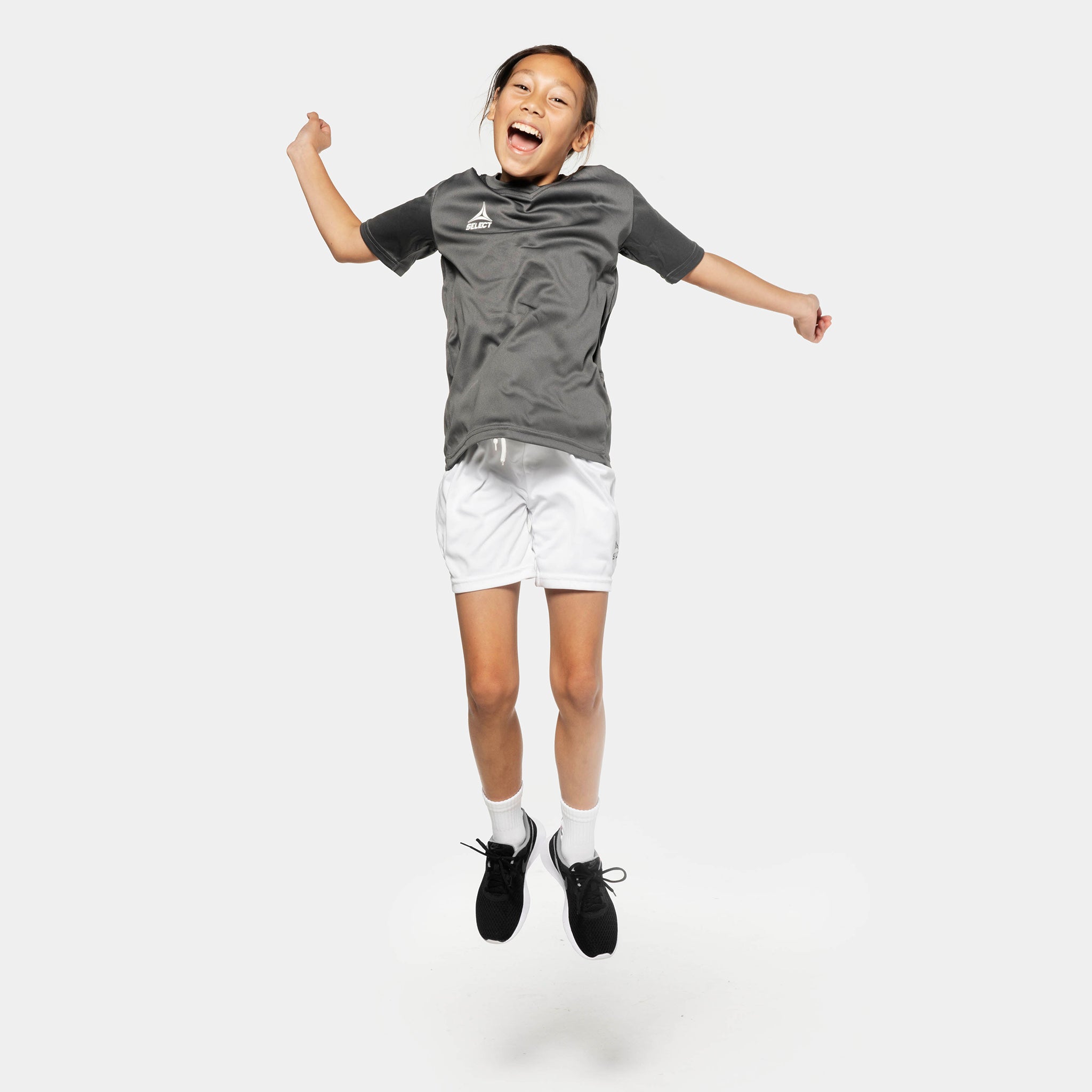 Pisa Shorts - Børn #farve_ #farve_grå #farve_hvid